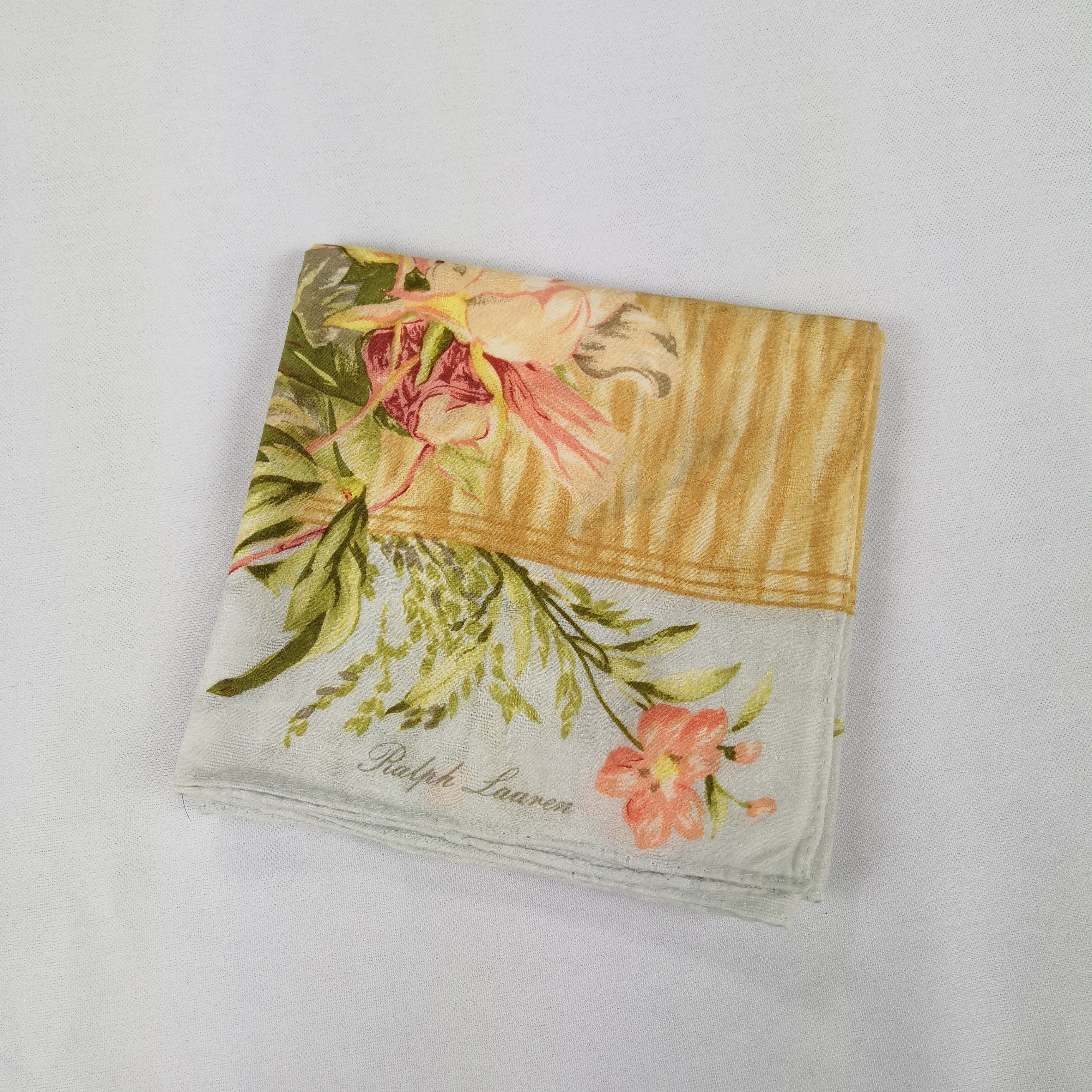 Ralph Lauren Vintage Ralph Lauren Scarf Neckerchief Bandana Handkerchief Size ONE SIZE - 4 Thumbnail