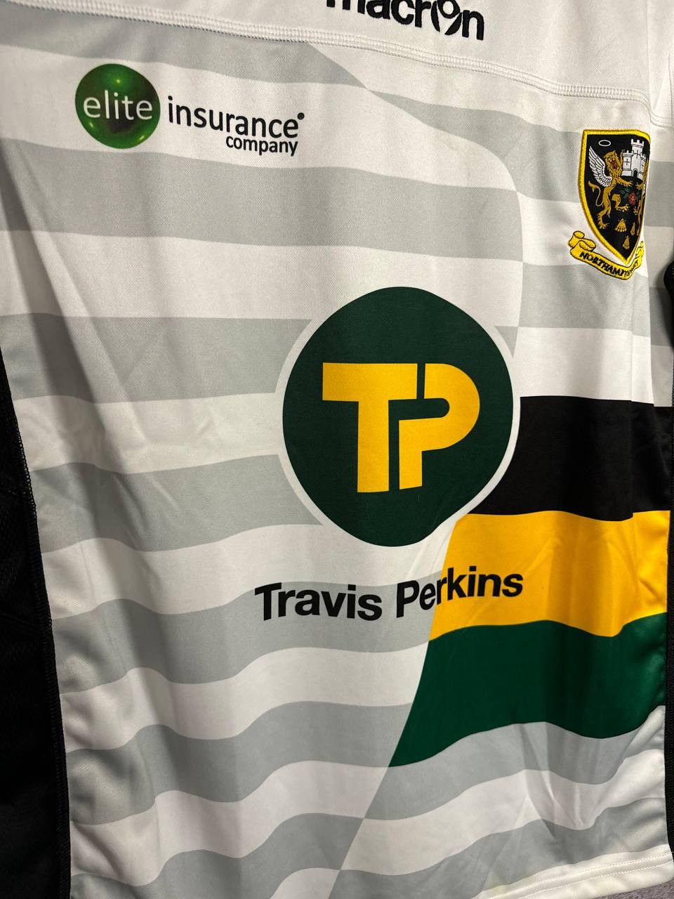 Macron Vintage Northampton Saints Macron Rugby Team Jersey XL Size US XL / EU 56 / 4 - 9 Thumbnail