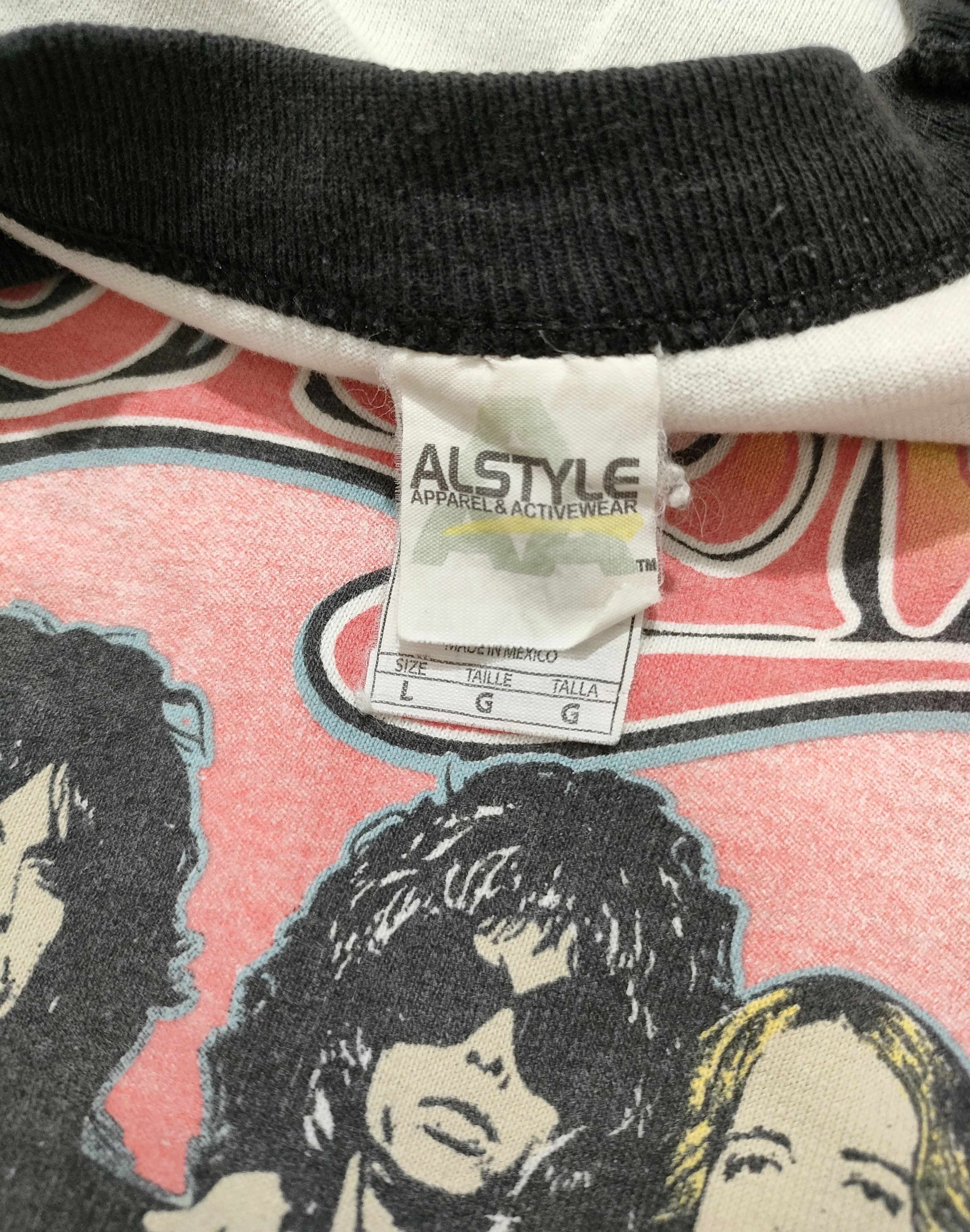 Band Tees × Vintage ©2014 AEROSMITHS LET ROCK RULE 3/4 raglan T-Shirt Size US L / EU 52-54 / 3 - 4 Thumbnail