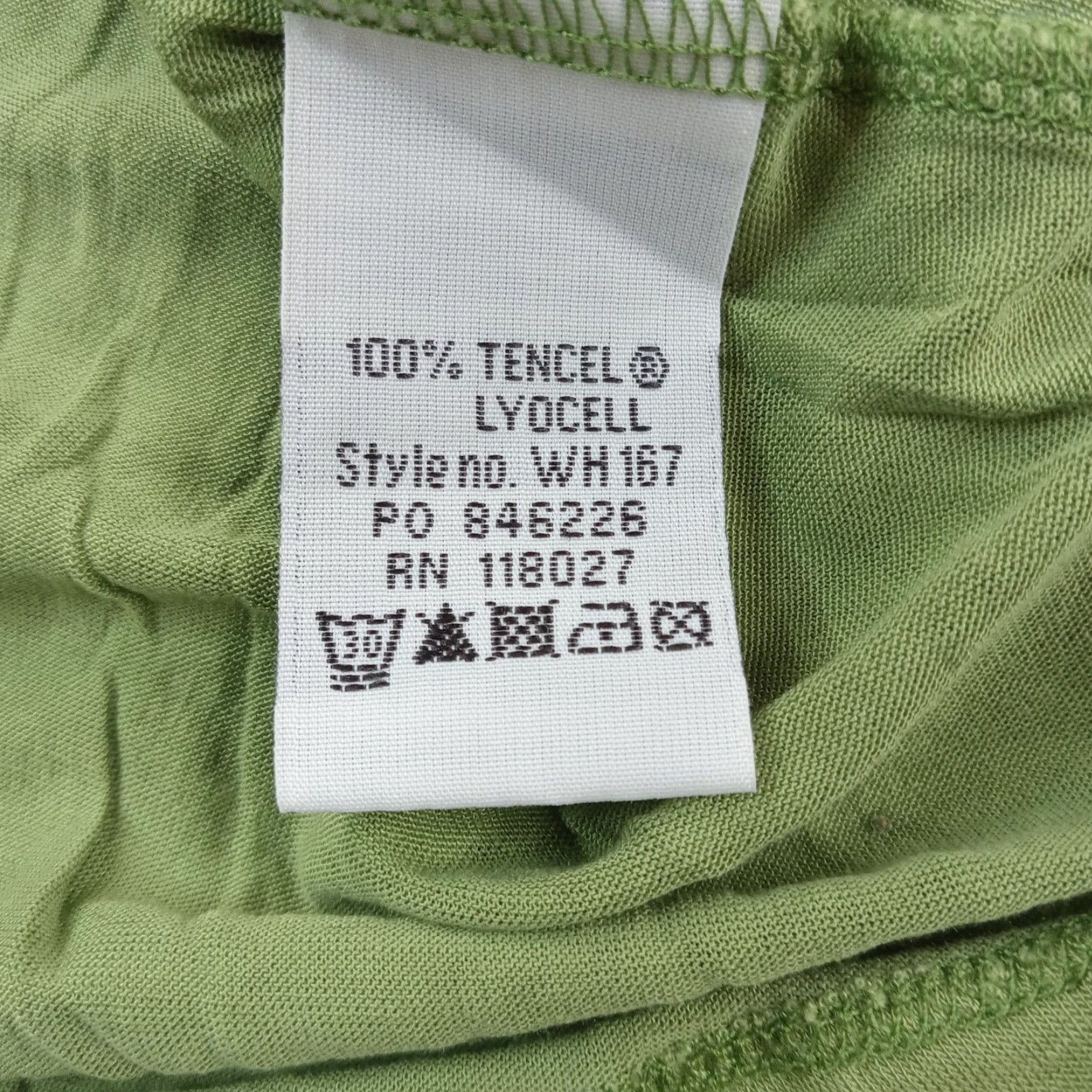 Boden Boden Dress Womens 8 Green 3/4 Sleeve V-Neck Midi Faux Wrap Knit Lyocell Geometric Casual Size M / US 6-8 / IT 42-44 - 6 Thumbnail