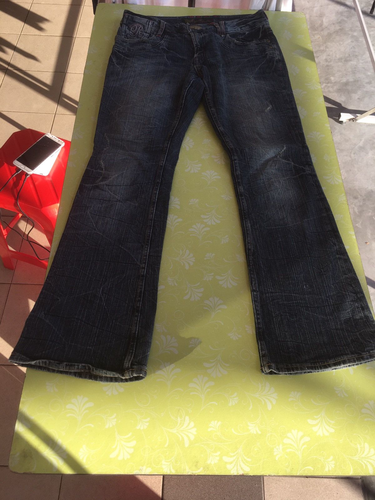 Japanese Brand × Vintage Oririn jeans,wing design conception jeans Size 32" / US 10 / IT 46 - 1 Thumbnail