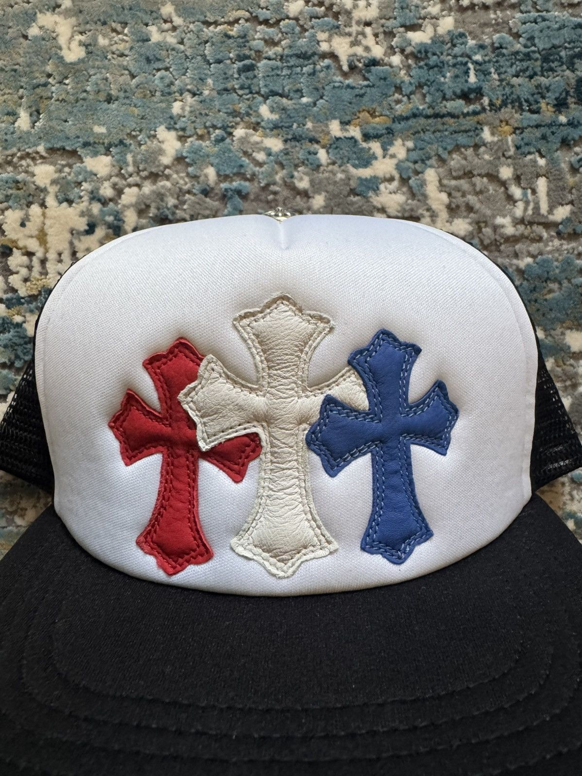 Chrome Hearts Chrome hearts 4th july cap triple cross trucker cap Size ONE SIZE - 3 Thumbnail