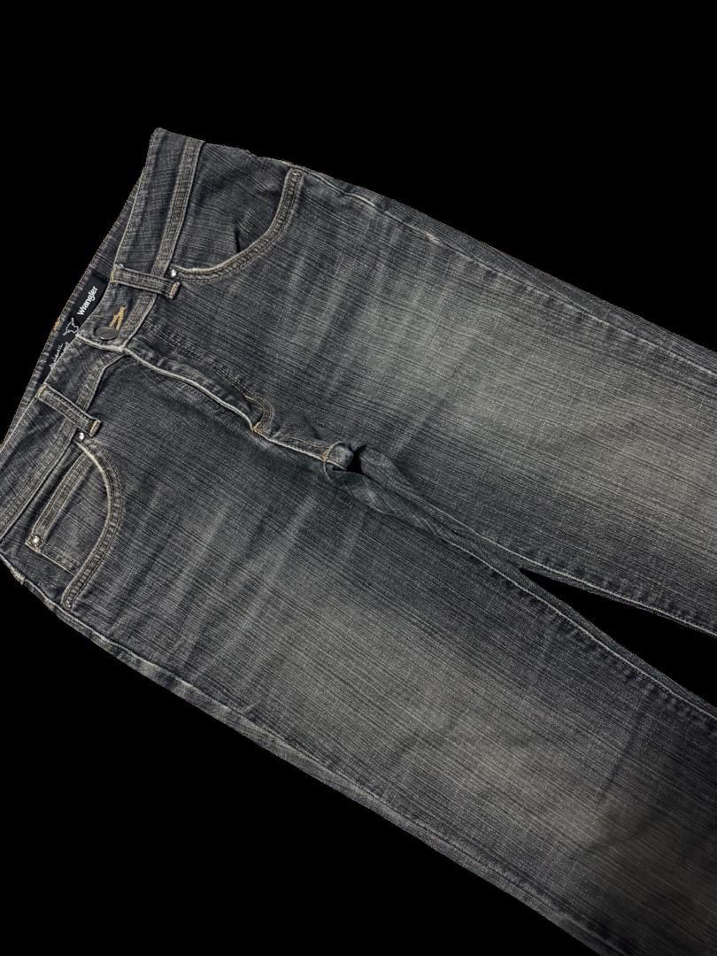 Tornado Mart FLARED 90’s Style Wrangler Buffalo Mudwash Western Jeans Size US 27 - 6 Thumbnail