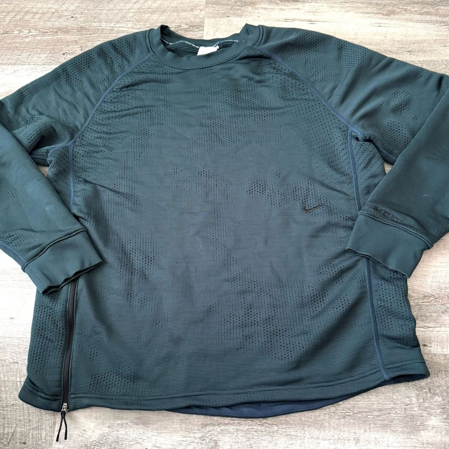 Nike NIKE ADV A.P.S. AXIS Therma-Fit Pullover Crewneck Mens XL Dark Teal DX1918-454 Size US XL / EU 56 / 4 - 7 Thumbnail