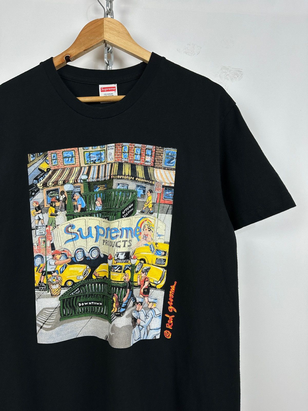 Supreme Supreme Manhattan Black T-Shirt Size US M / EU 48-50 / 2 - 6 Thumbnail