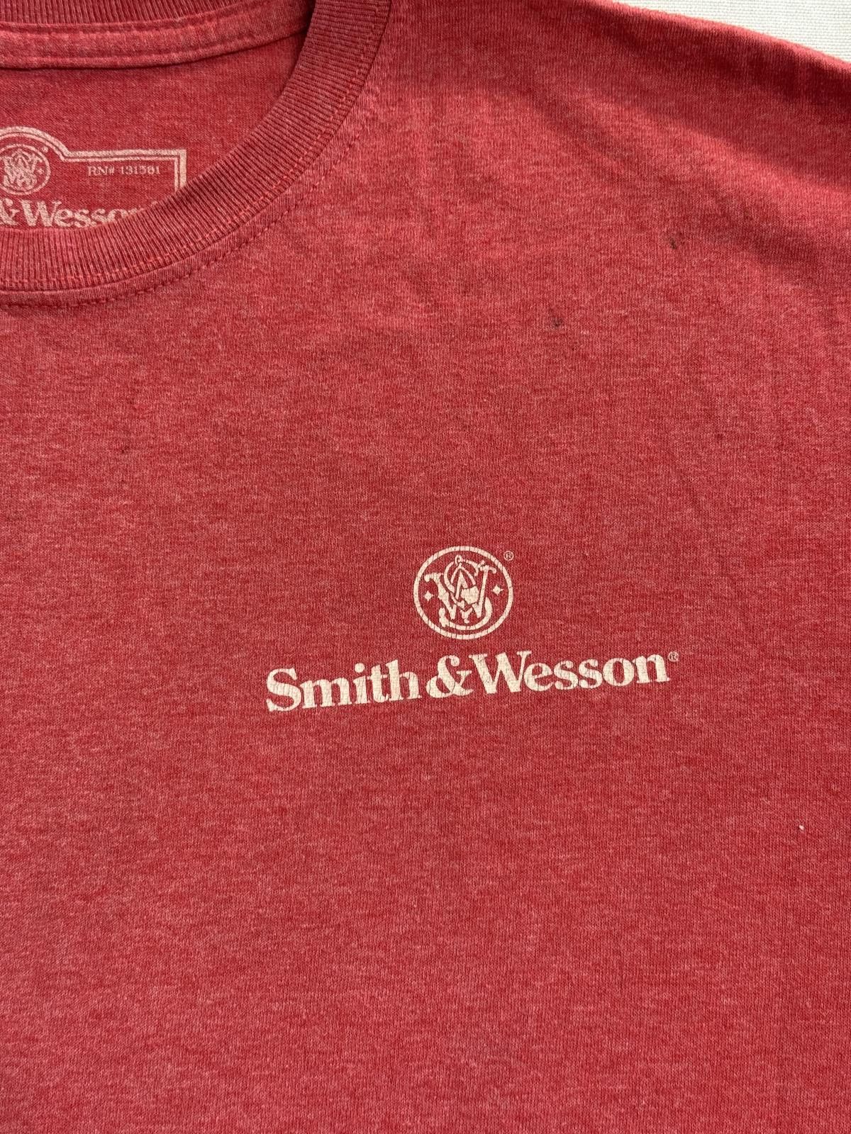 Designer Faded Smith and Wesson T-shirt American Original Tee - M Size US M / EU 48-50 / 2 - 5 Thumbnail