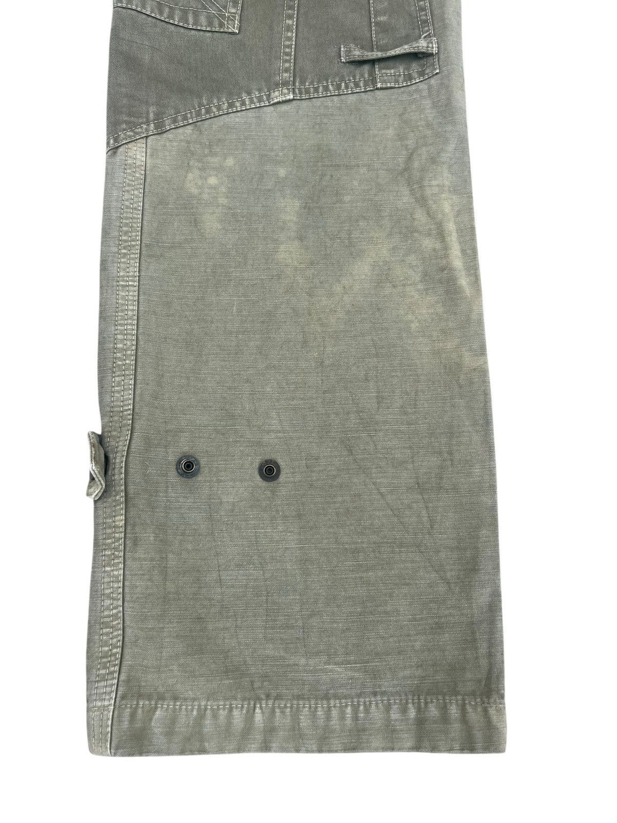 Kiminori Morishita HALB Japan Multi Pocket Fade Olive Green Trouser Pant Size US 32 / EU 48 - 8 Thumbnail