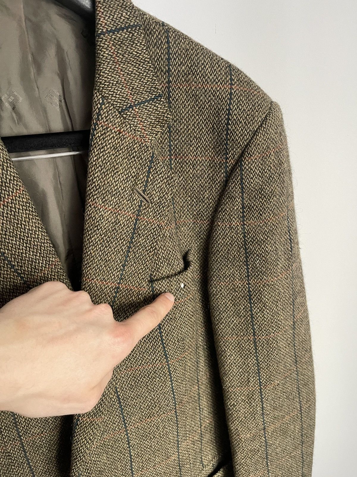 Vintage 🔥Vintage DAKS tweed blazer RARE sport coat classic jacket Size 42R - 11 Thumbnail