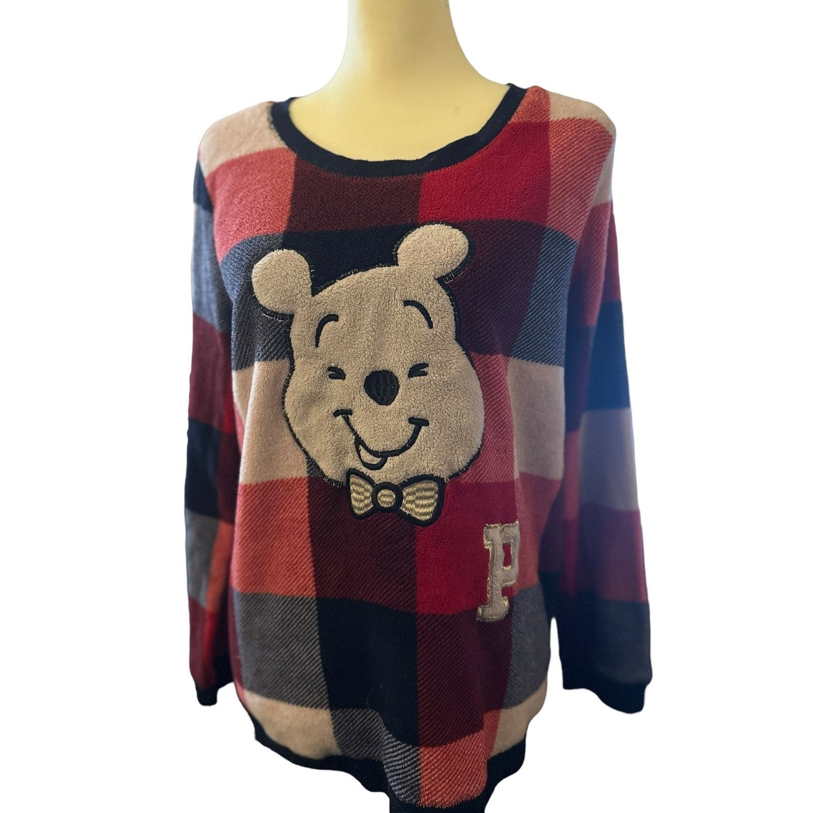 Disney Disney Winnie the Pooh Crew Neck Sweater, RARE! Size Large Size L / US 10 / IT 46 - 1 Thumbnail