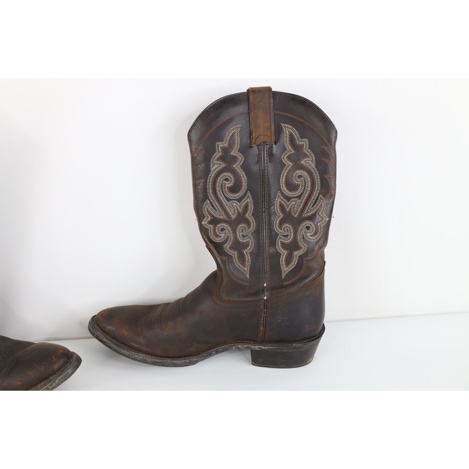 Vintage Vintage 90s Streetwear Leather Tribal Western Cowboy Boots Size US 10 / EU 43 - 6 Thumbnail