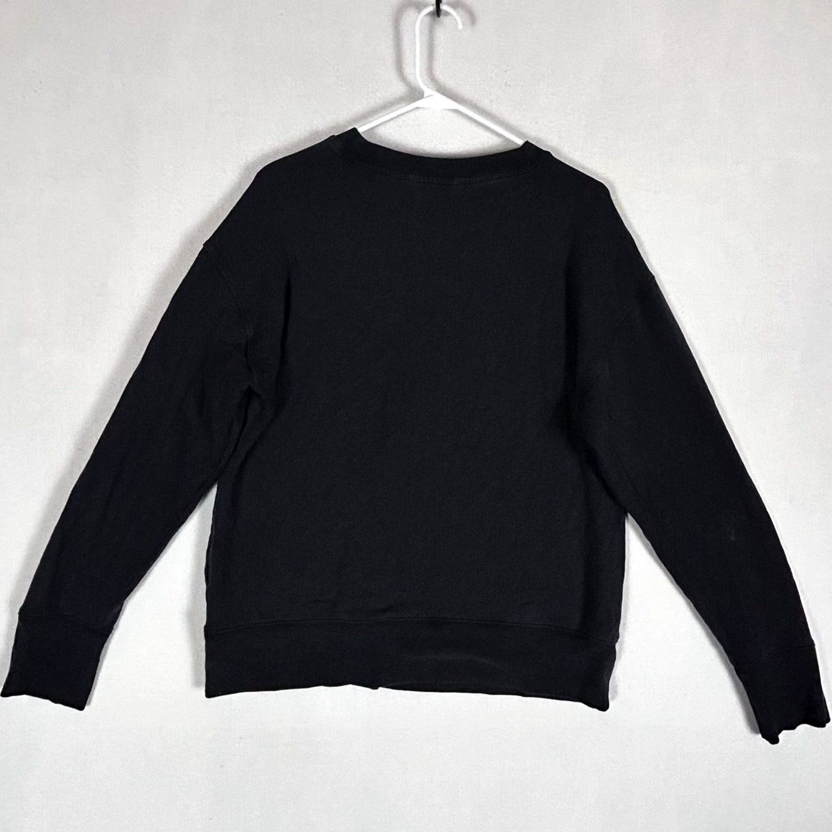 Athleta Athleta Womens Pullover Sweater Size S Gray Crew Neck Long Sleeve Button Logo Oversized Casual Workwear Size S / US 4 / IT 40 - 7 Thumbnail