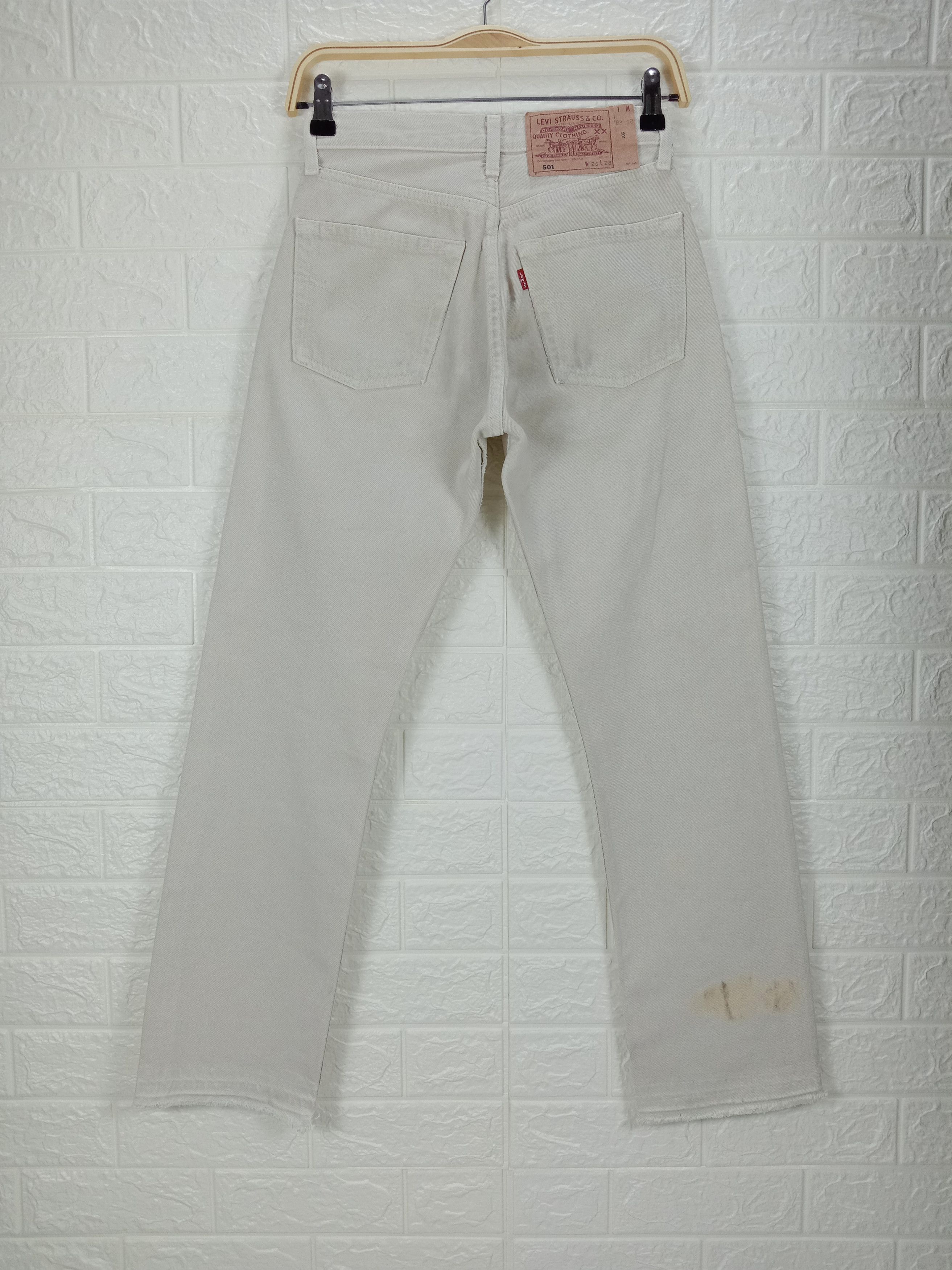Levi's Vintage 90s Levi's 501 Jeans Buttons Fly Denim Size 26" / US 2 / IT 38 - 5 Thumbnail