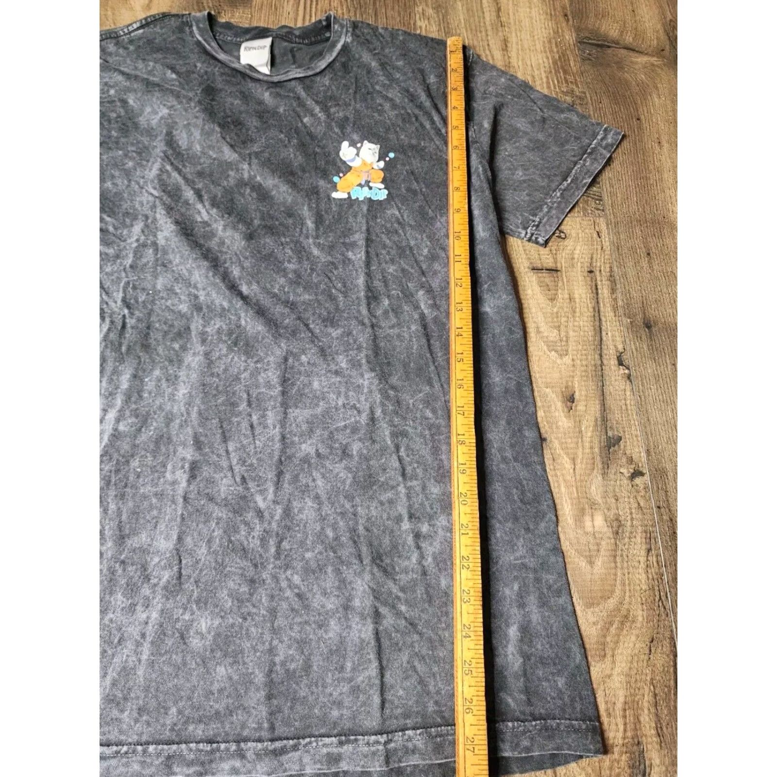 RIPNDIP RIPNDIP T Shirt Mens Large Black Cat Double Sided Graphic Print Short Sleeve Mens Size US L / EU 52-54 / 3 - 3 Thumbnail