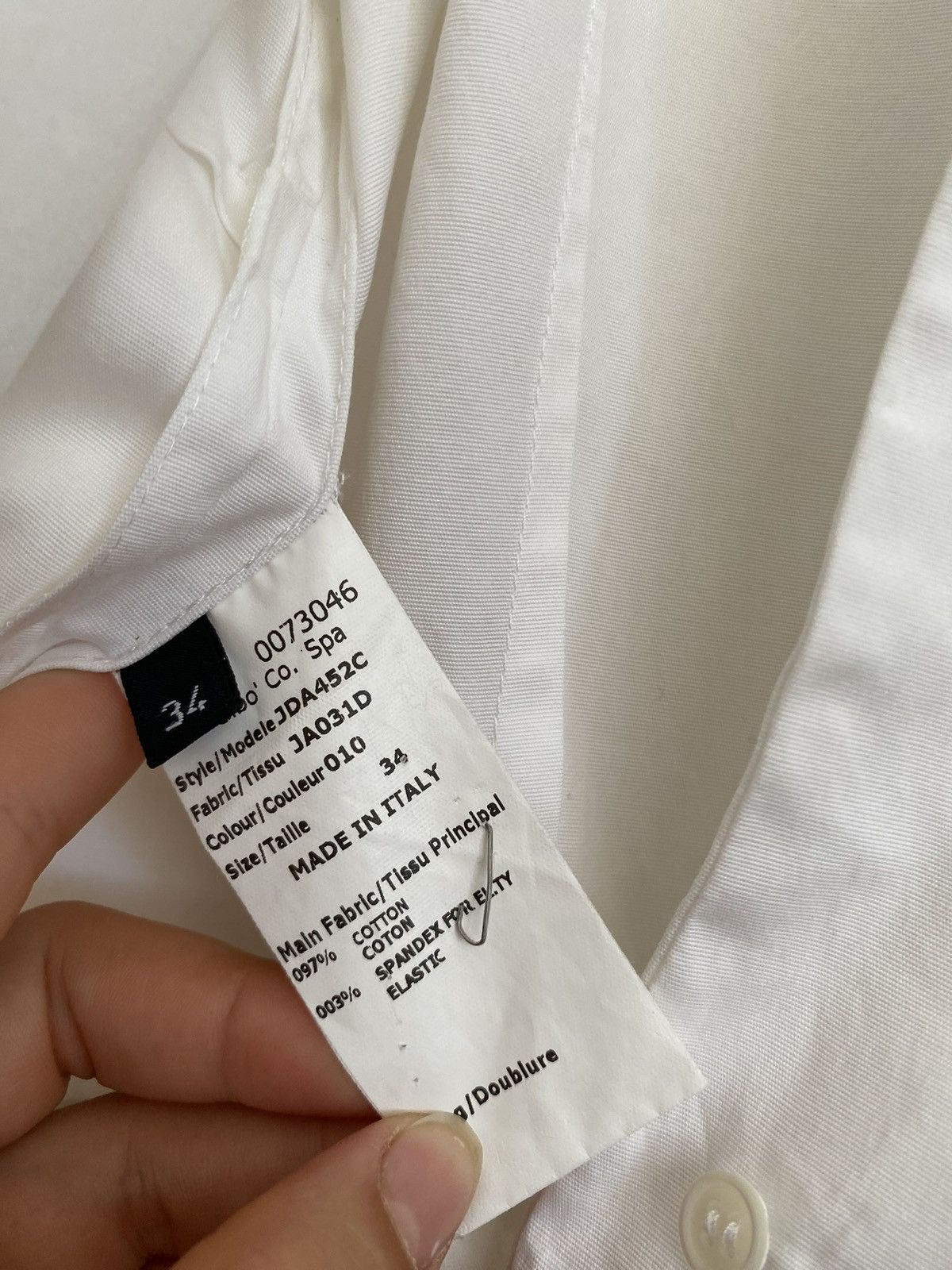 Jil Sander JIL SANDER Navy White Sleeveless A-Line Dress Size XXS / US 00 / IT 34 - 4 Thumbnail
