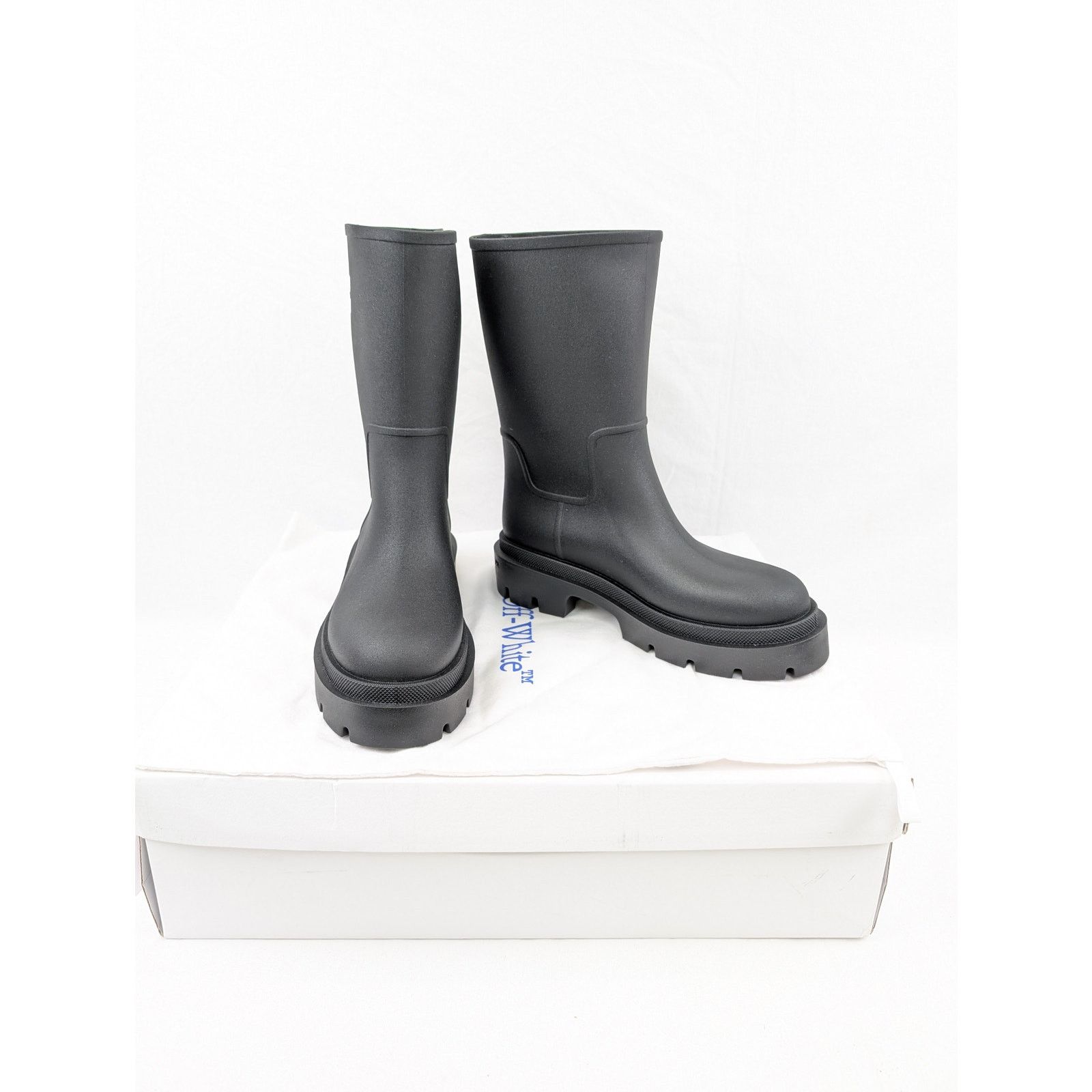 Off-White o1rshd1 Reboot Arrow Boots in Black Size US 12 / EU 45 - 13 Thumbnail
