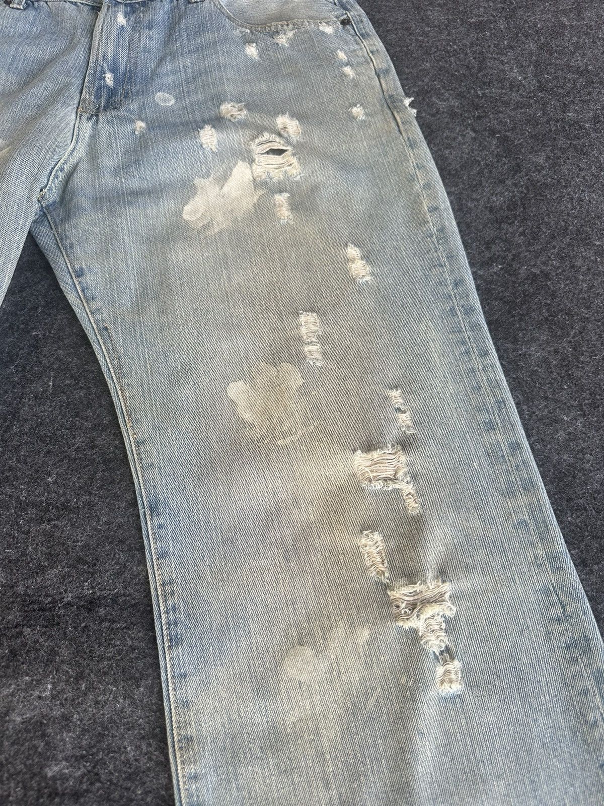 Abercrombie & Fitch Abercrombie Fitch Baggy Boot Distressed Denim 34x31 D335 Size US 34 / EU 50 - 9 Thumbnail