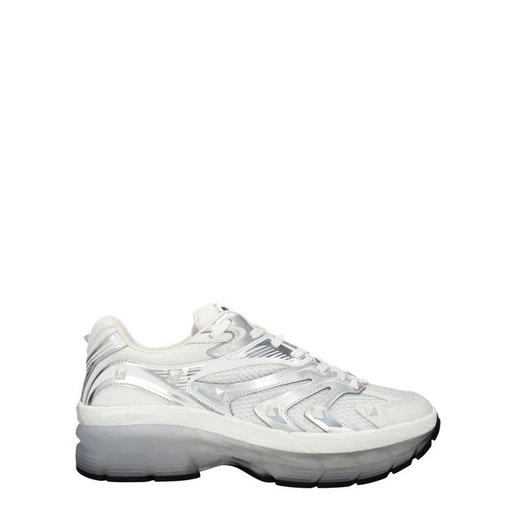 image of Valentino Garavani Ob1O1E0524 Sneakers In White/silver, Men's (Size 10)