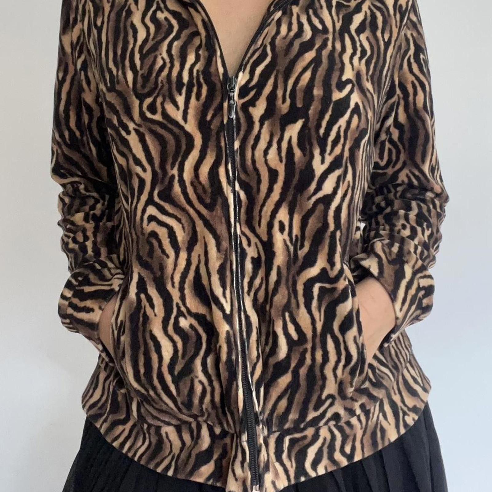 Other Brown and black zip-up jacket with a vintage vibe #y2k Size M / US 6-8 / IT 42-44 - 1 Thumbnail