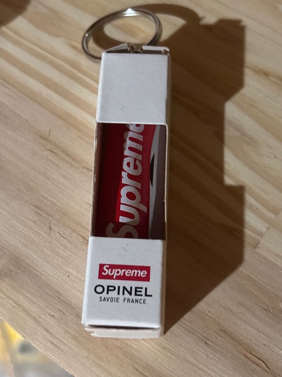 Supreme Supreme x Opinel Keychain Knife in Red | Grailed
