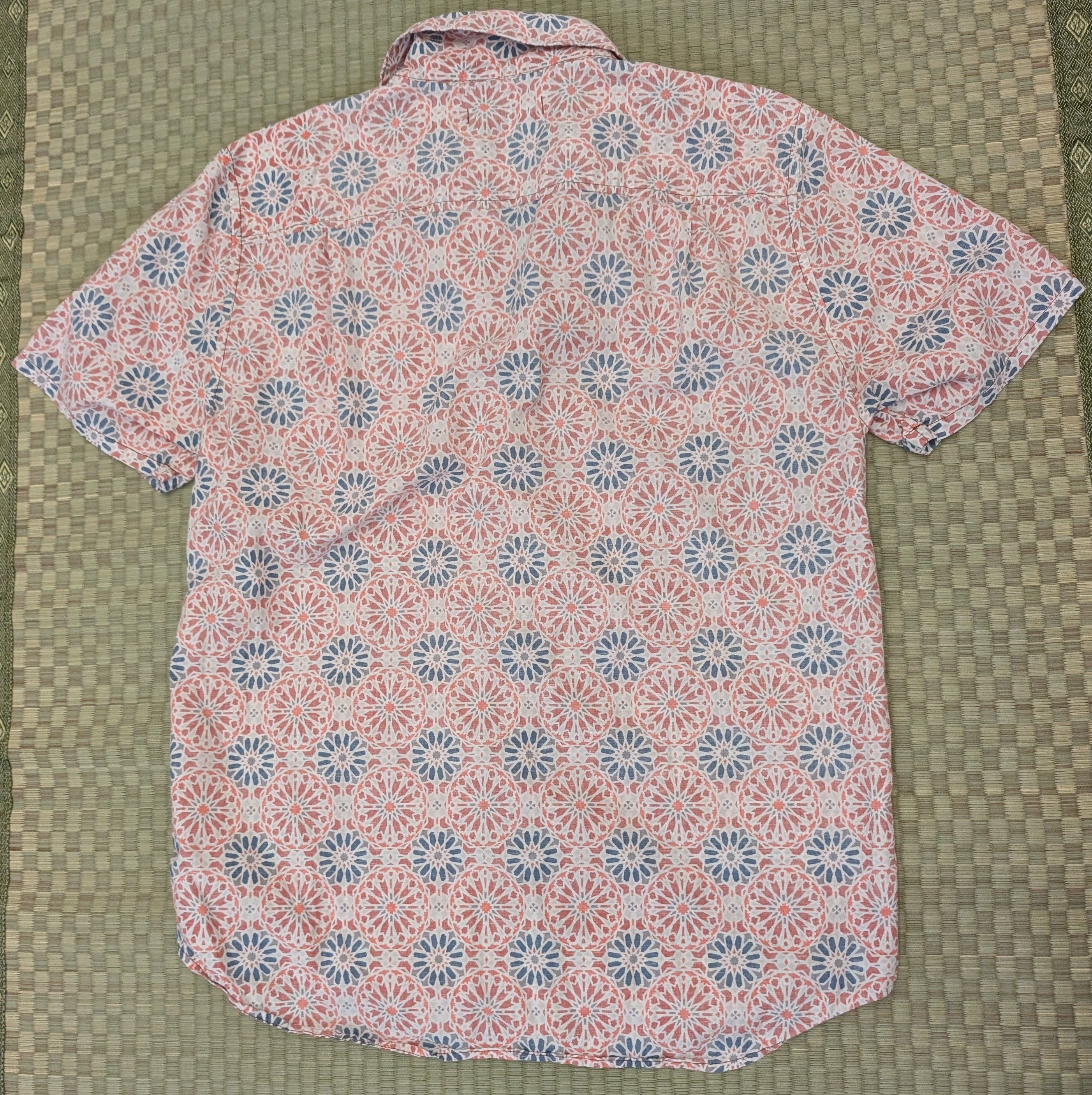 Outerknown Outerknown BBQ Cotton Hemp Geometric Pattern Hawaiian Shirt Size US M / EU 48-50 / 2 - 2 Thumbnail