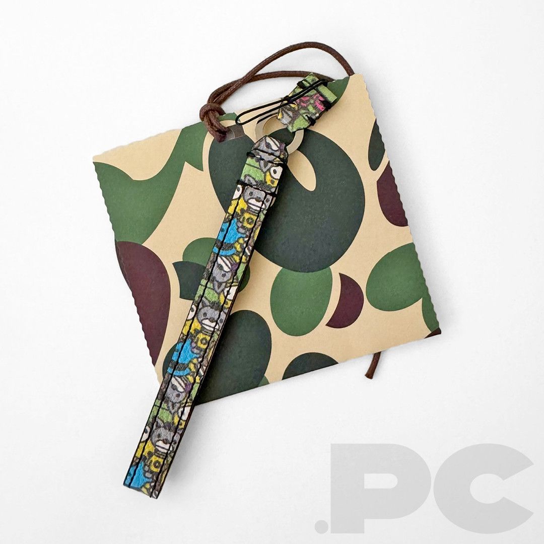 Bape BABY MILO AND FRIENDS LEATHER PHONE WRIST STRAP Size ONE SIZE - 1 Thumbnail
