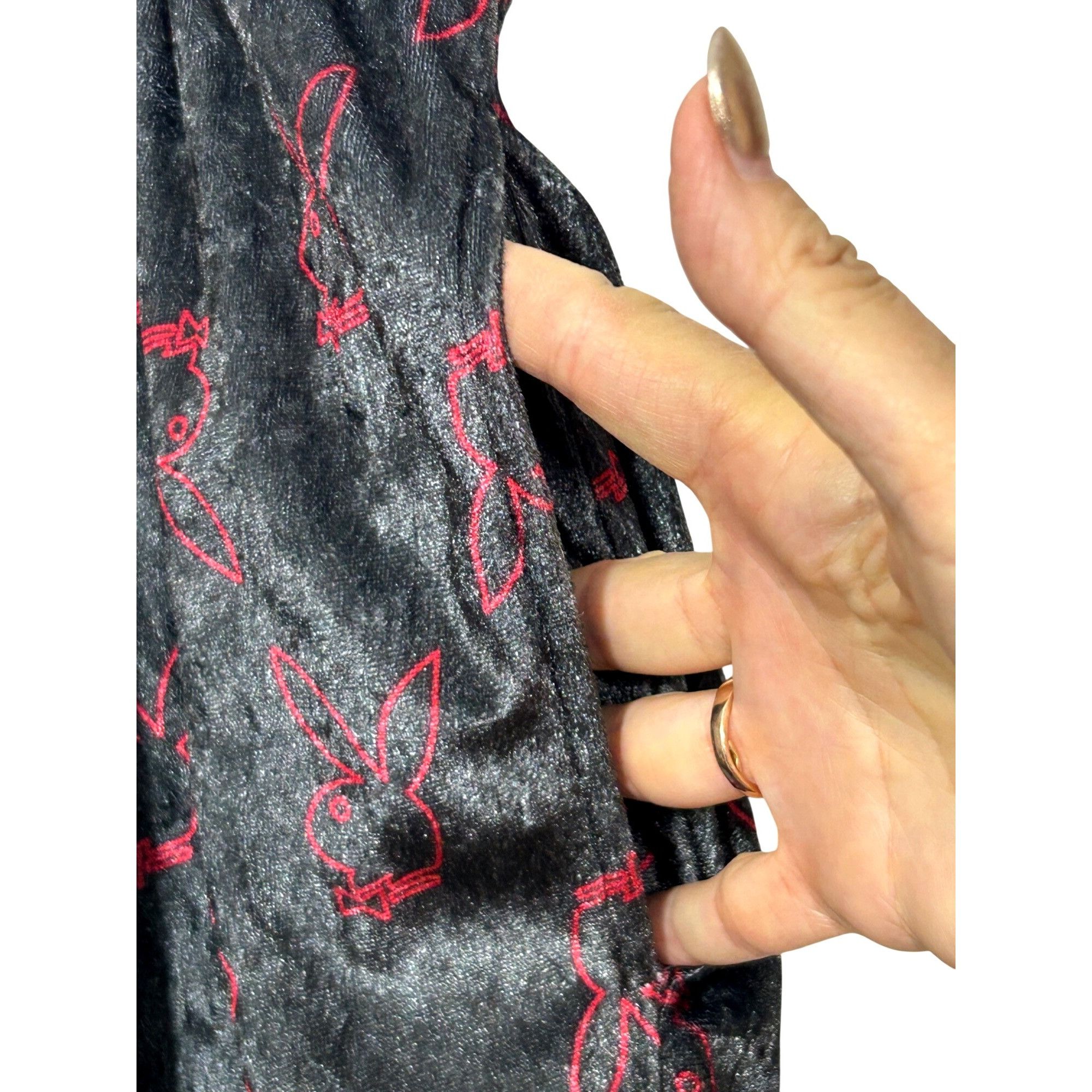 Playboy Playboy under wear Men’s Black Pajama Lounging Pants XL Red Size US 33 - 12 Thumbnail