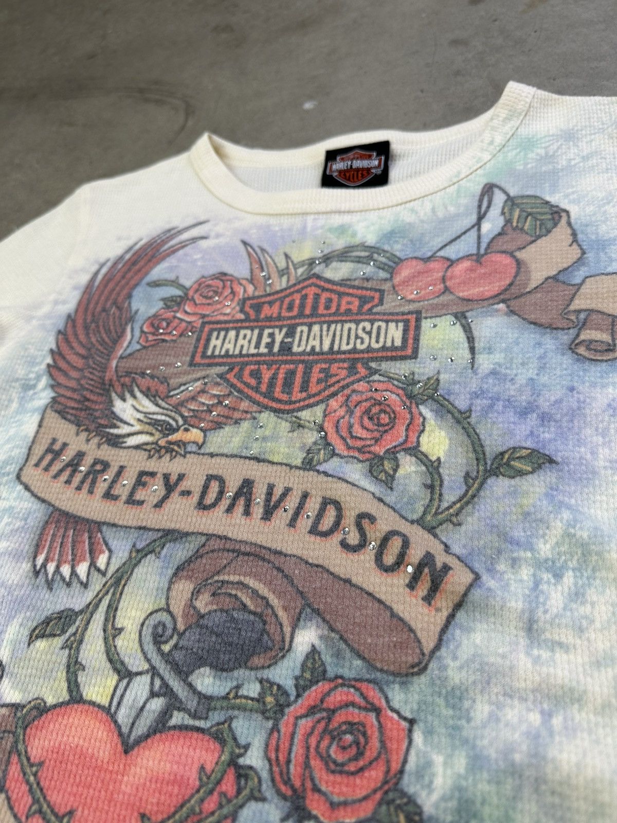 Harley Davidson Harley Davidson Waffle Longsleeve WMNS Medium Size M / US 6-8 / IT 42-44 - 3 Thumbnail