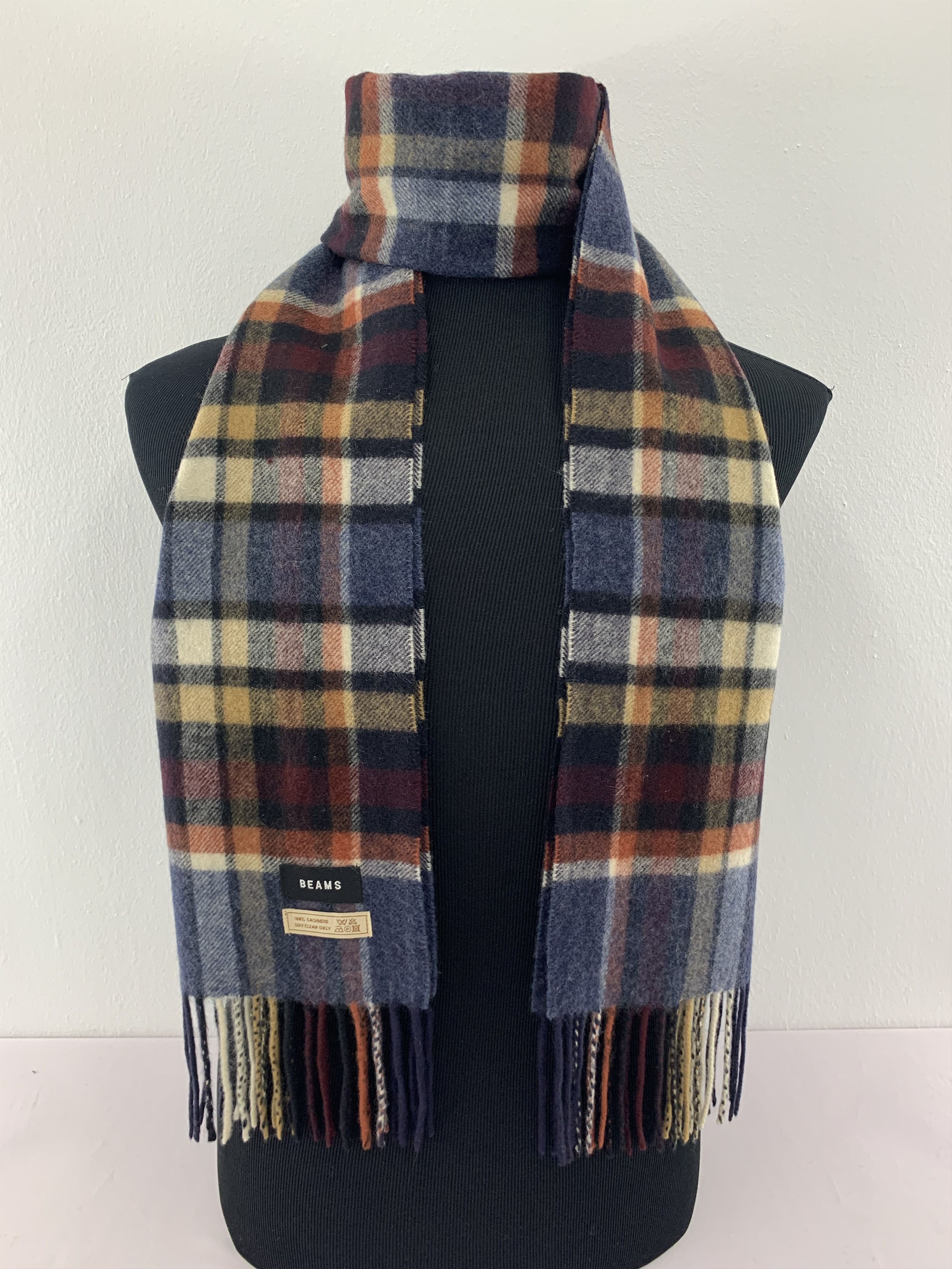 Beams Plus Beams Scarf Cashmere Muffler Neck Wrap BL5090 Size ONE SIZE - 1 Thumbnail