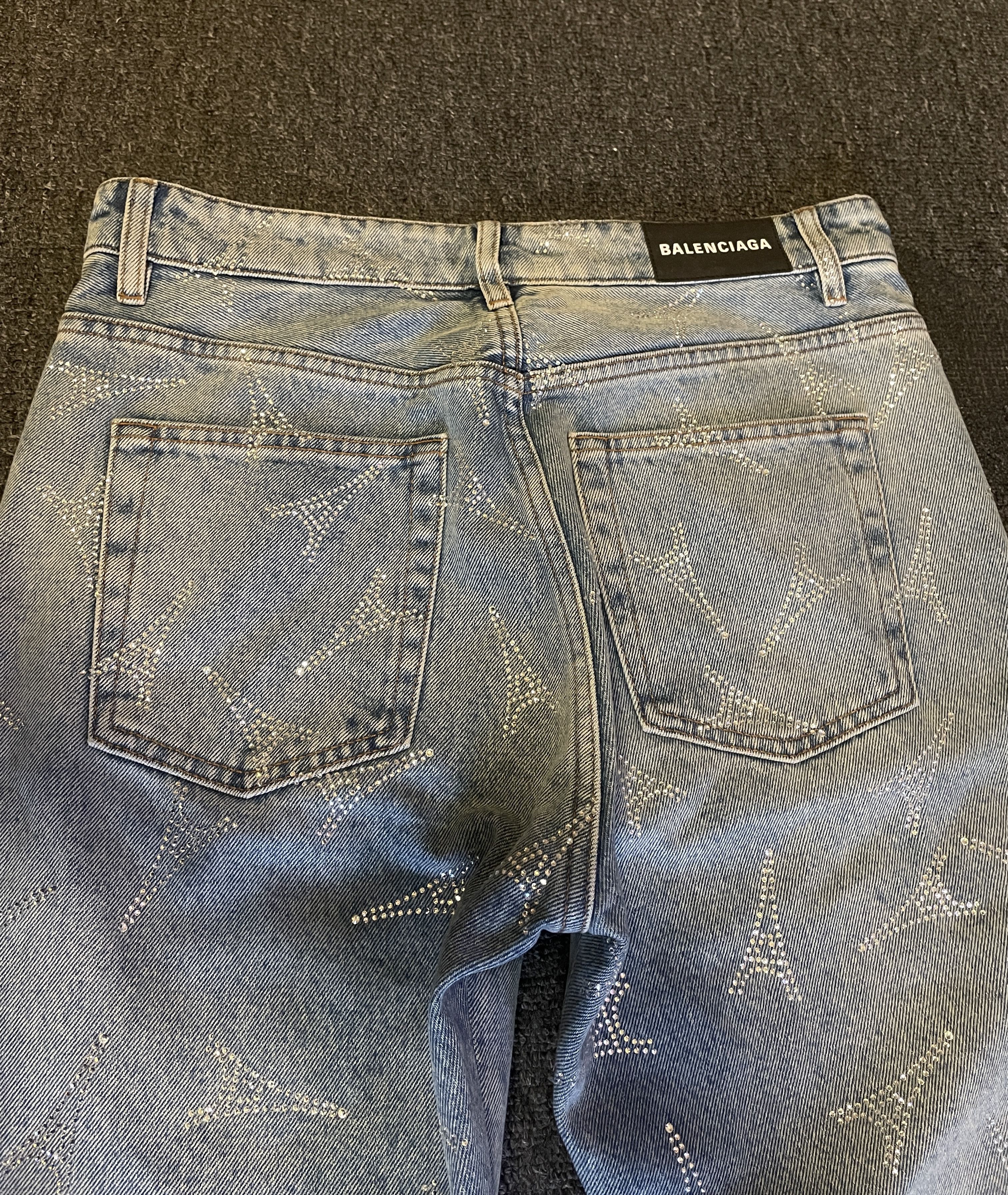 Balenciaga Balenciaga Unisex Diamond Paris Eiffel Tower size 29 Size US 29 - 6 Thumbnail