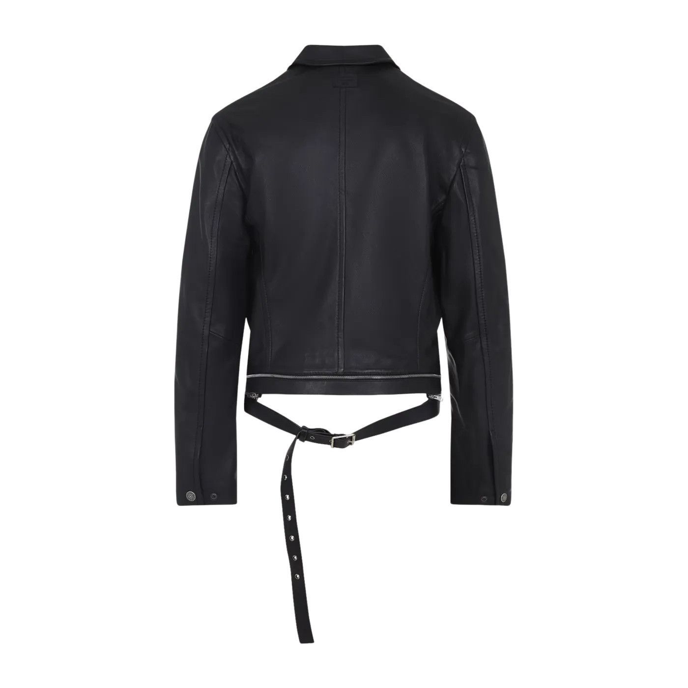 Acne Studios ACNE STUDIOS Men's Black Leather Jacket New (Men's size:XL;) Size US XL / EU 56 / 4 - 2 Thumbnail