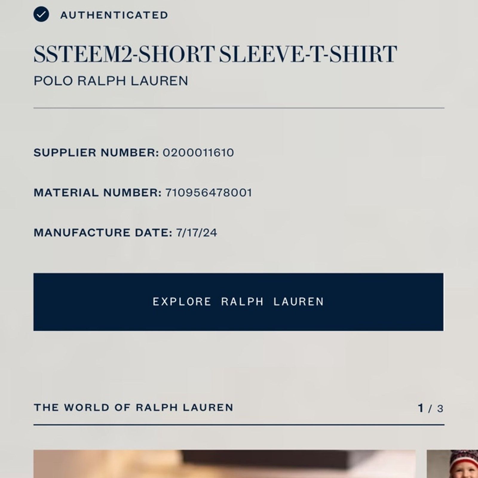 Polo Ralph Lauren Polo Ralph Lauren Eagle Jersey Knit Classic Fit Crew-Neck Size US L / EU 52-54 / 3 - 4 Thumbnail