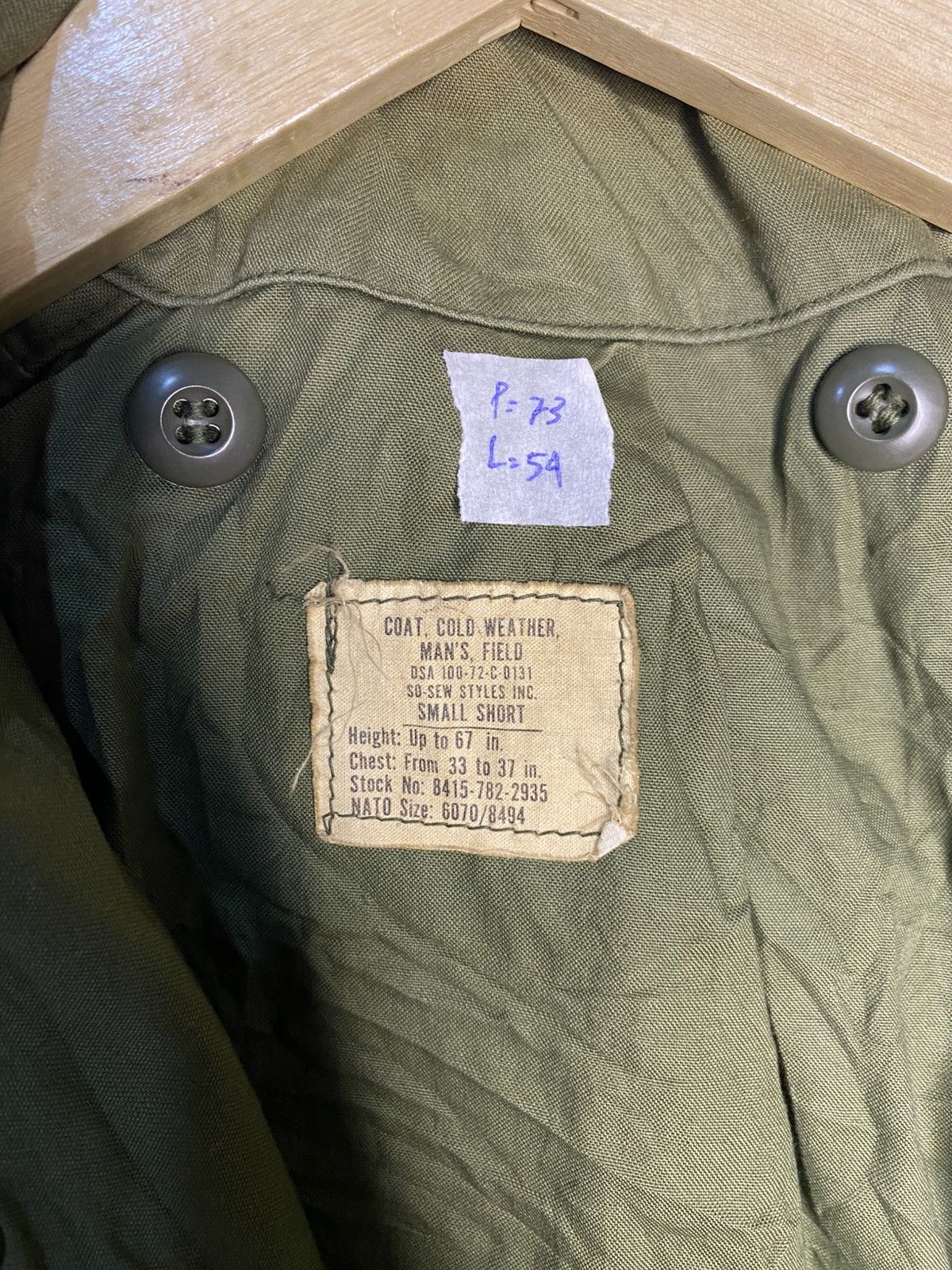 Vintage 70’s Vintage jacket us military m65 Size US M / EU 48-50 / 2 - 3 Thumbnail