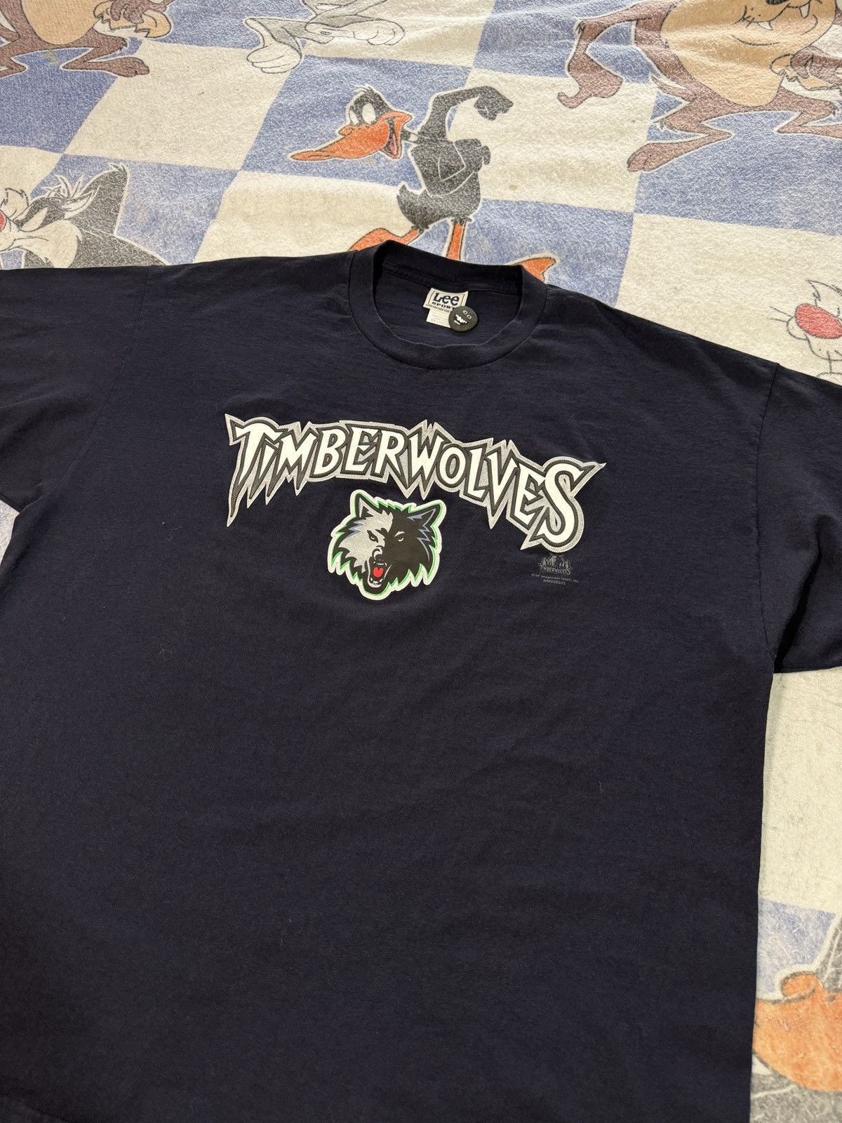NBA Vintage minnesota timberwolves tee Size US XXL / EU 58 / 5 - 2 Thumbnail