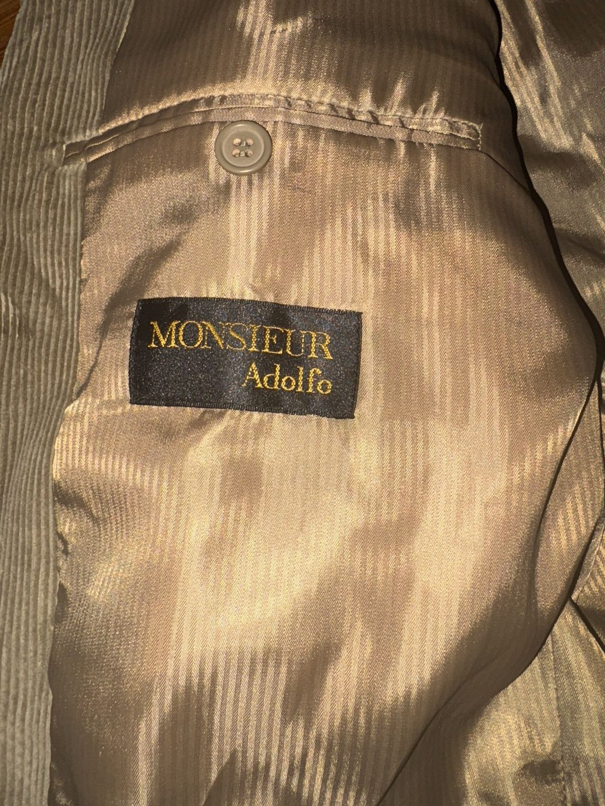 Other Monsieur Adolfo vintage Blazer Size 44L - 4 Thumbnail