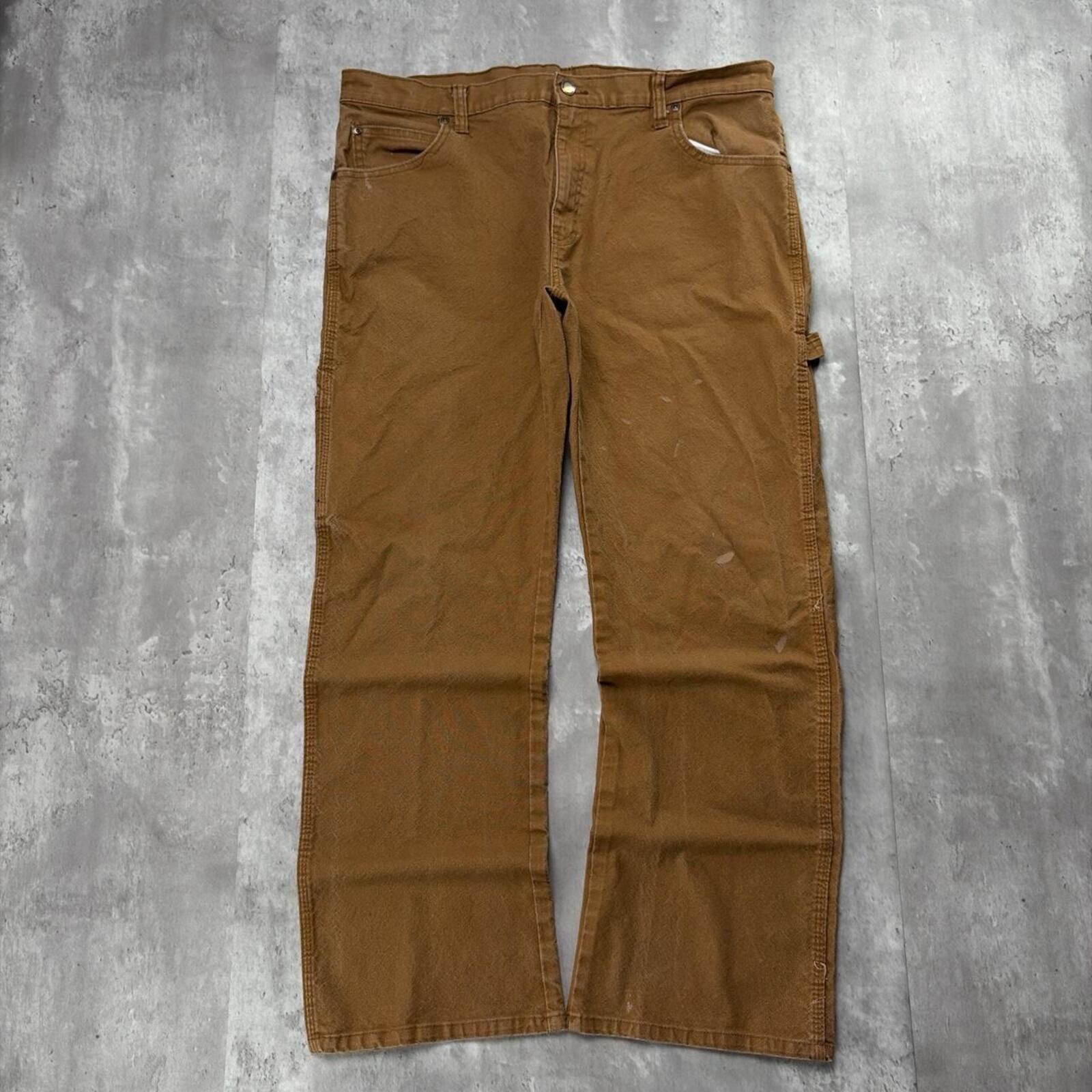 Dickies Y2K Tan Dickies Workwear Grunge Baggy Carpenter Pants Size US 32 / EU 48 - 2 Thumbnail
