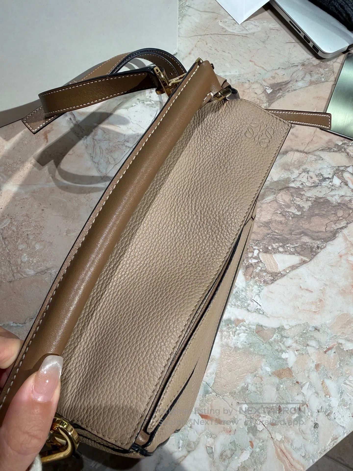 Loewe Loewe Puzzle Small Sand Pebbled Leather. Size ONE SIZE - 8 Thumbnail