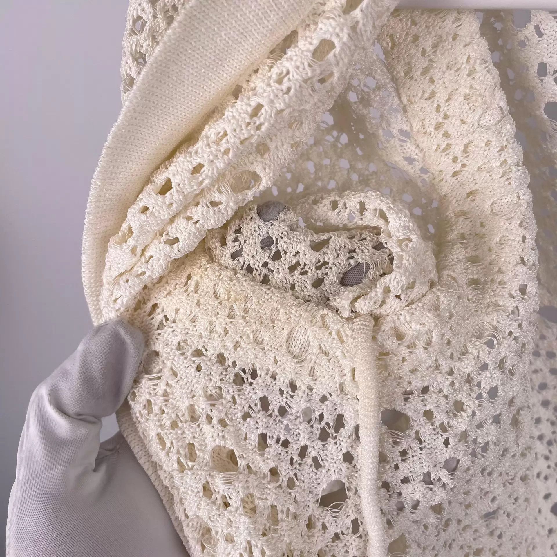 Chanel Chanel White Openwork Jacket Size XS / US 0-2 / IT 36-38 - 7 Thumbnail