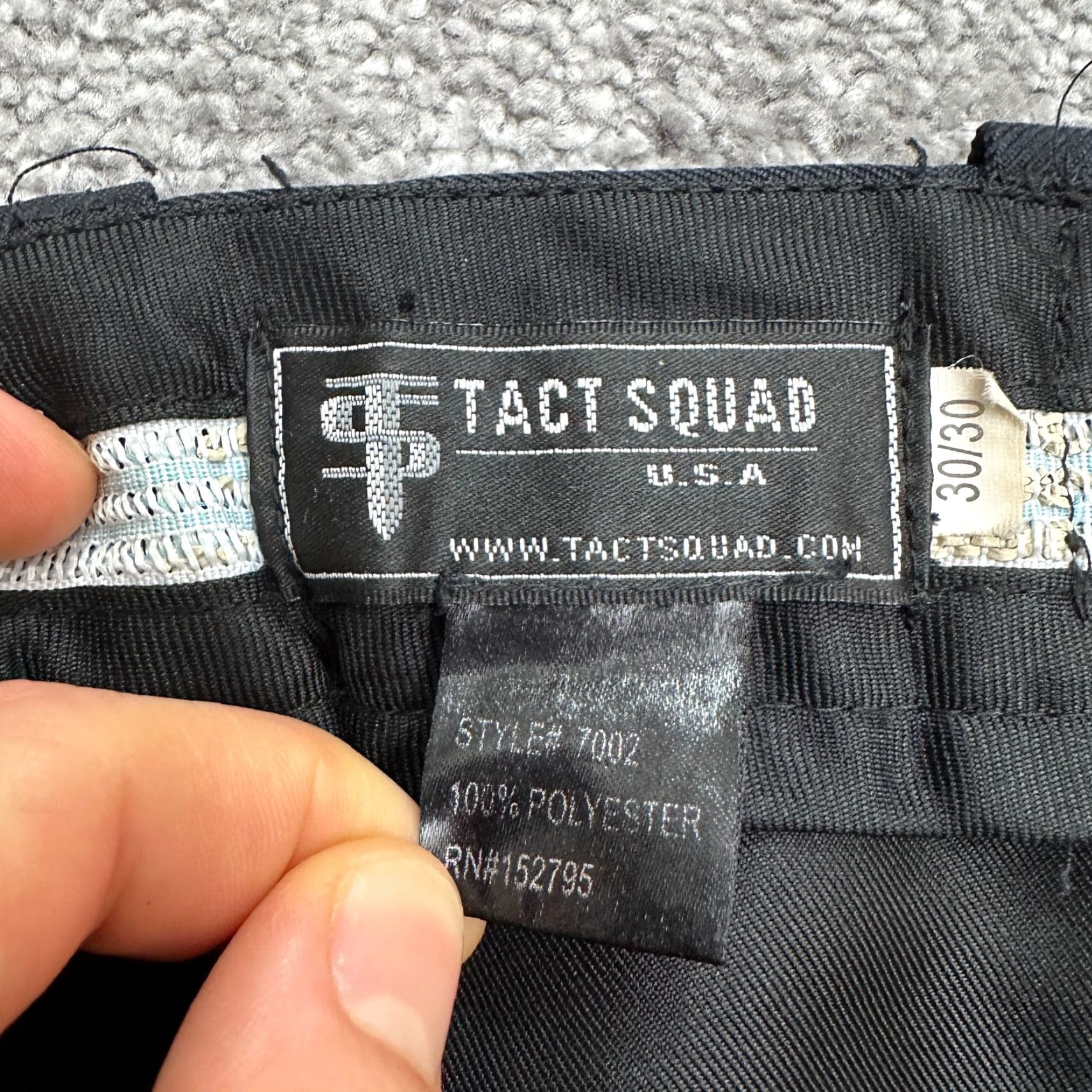 Vintage Tact Squad Pants Mens 30x30 Dark Navy Flat Front Straight Leg Dress Pants Casual Workwear Regular Size 30 Breathable Lightweight Comfort Size US 30 / EU 46 - 6 Thumbnail