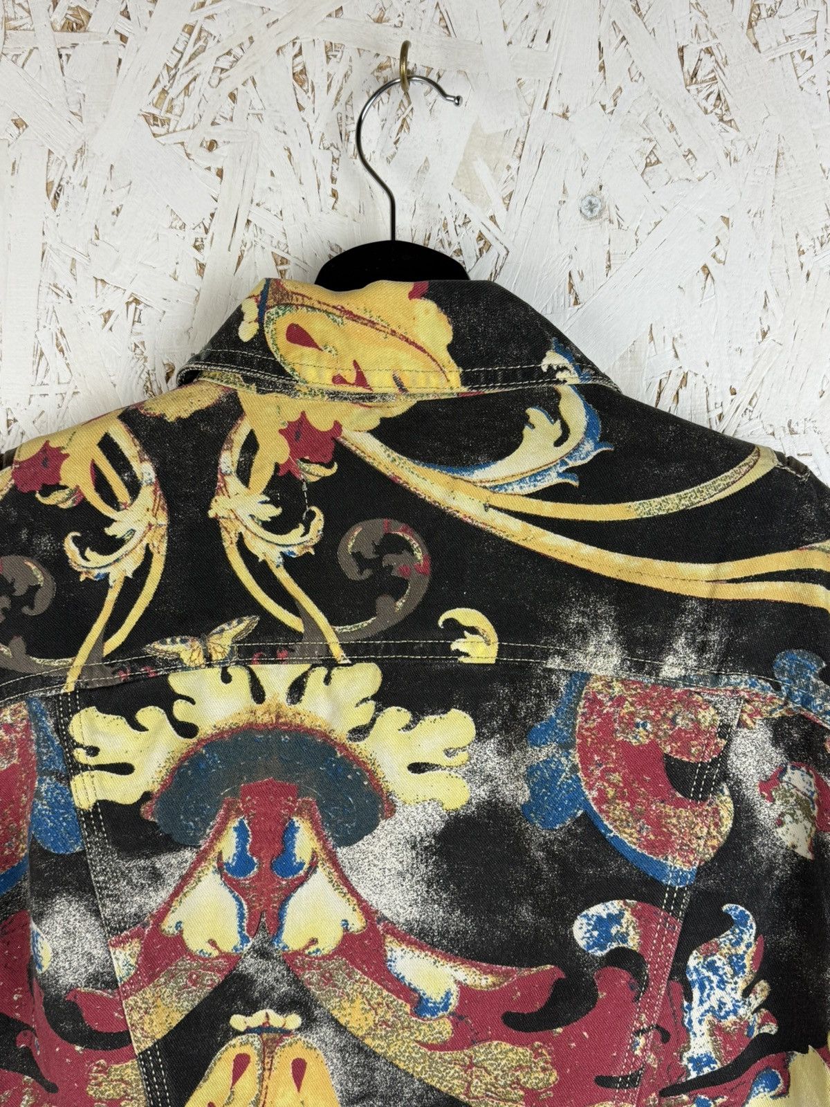 Just Cavalli Vintage Just Cavalli SS2007 Floral Baroque Print Jacket M Size M / US 6-8 / IT 42-44 - 8 Thumbnail