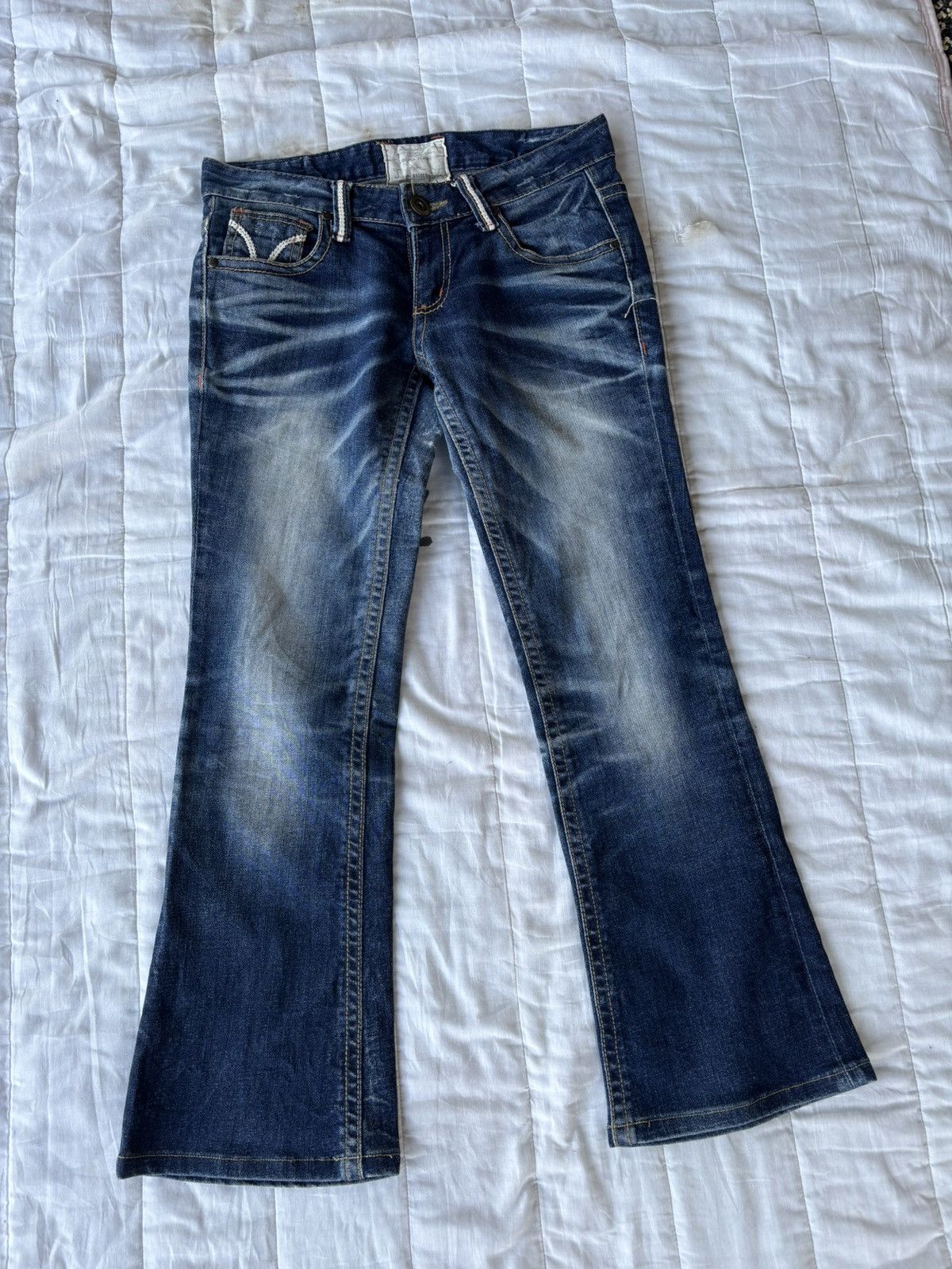 Hysteric Glamour 💥LOLITA FLARE BOOTCUT DENIM JEANS Size 30" / US 8 / IT 44 - 2 Thumbnail