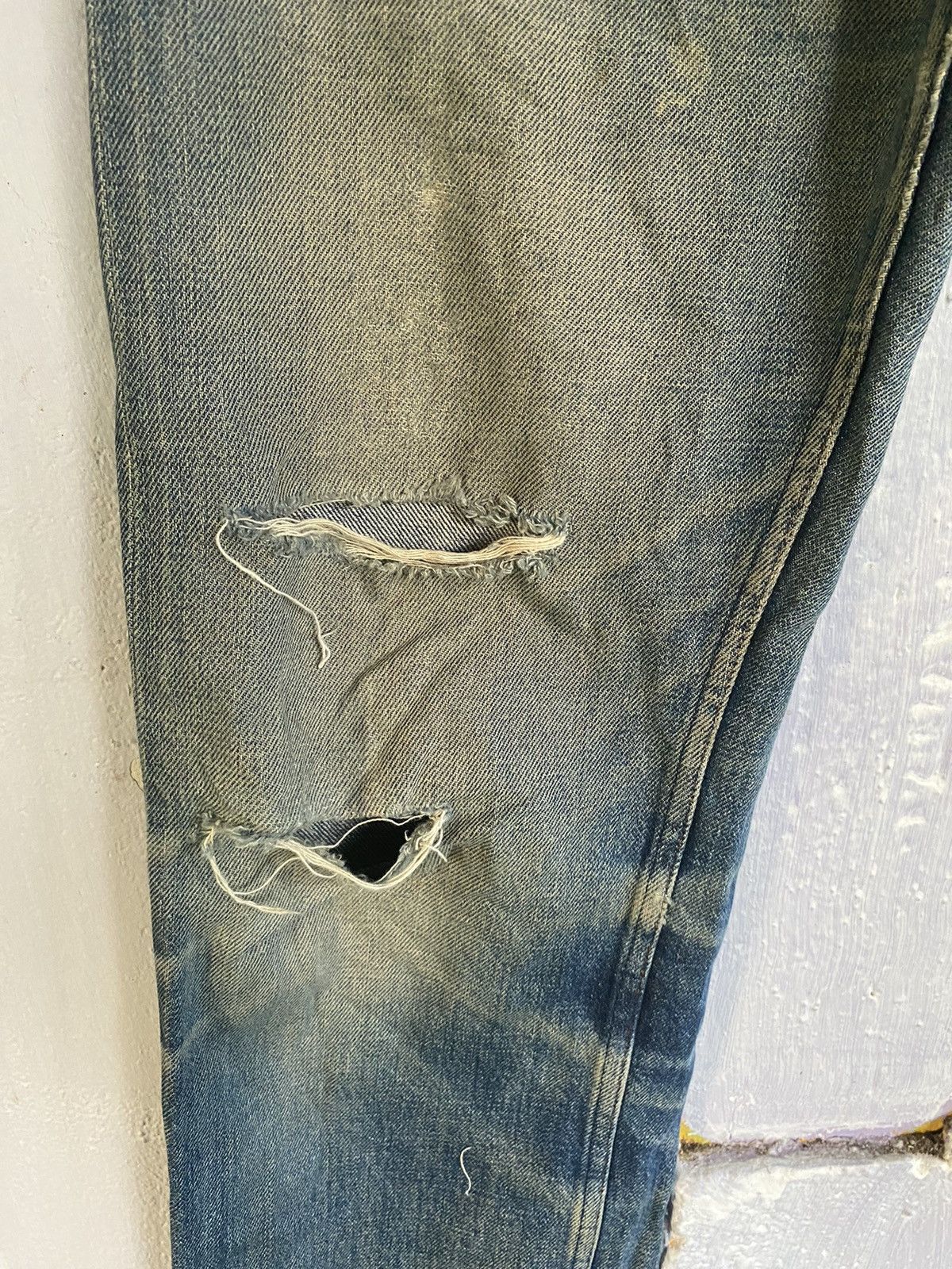 A.P.C. A.P.C Distressed Denim Jeans Pants Size US 30 / EU 46 - 11 Thumbnail