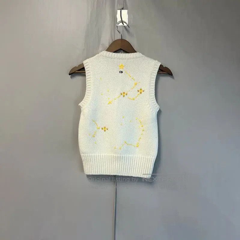 Dior Dior Women's Cream Wool Pullover Sweater . Size M / US 6-8 / IT 42-44 - 2 Thumbnail