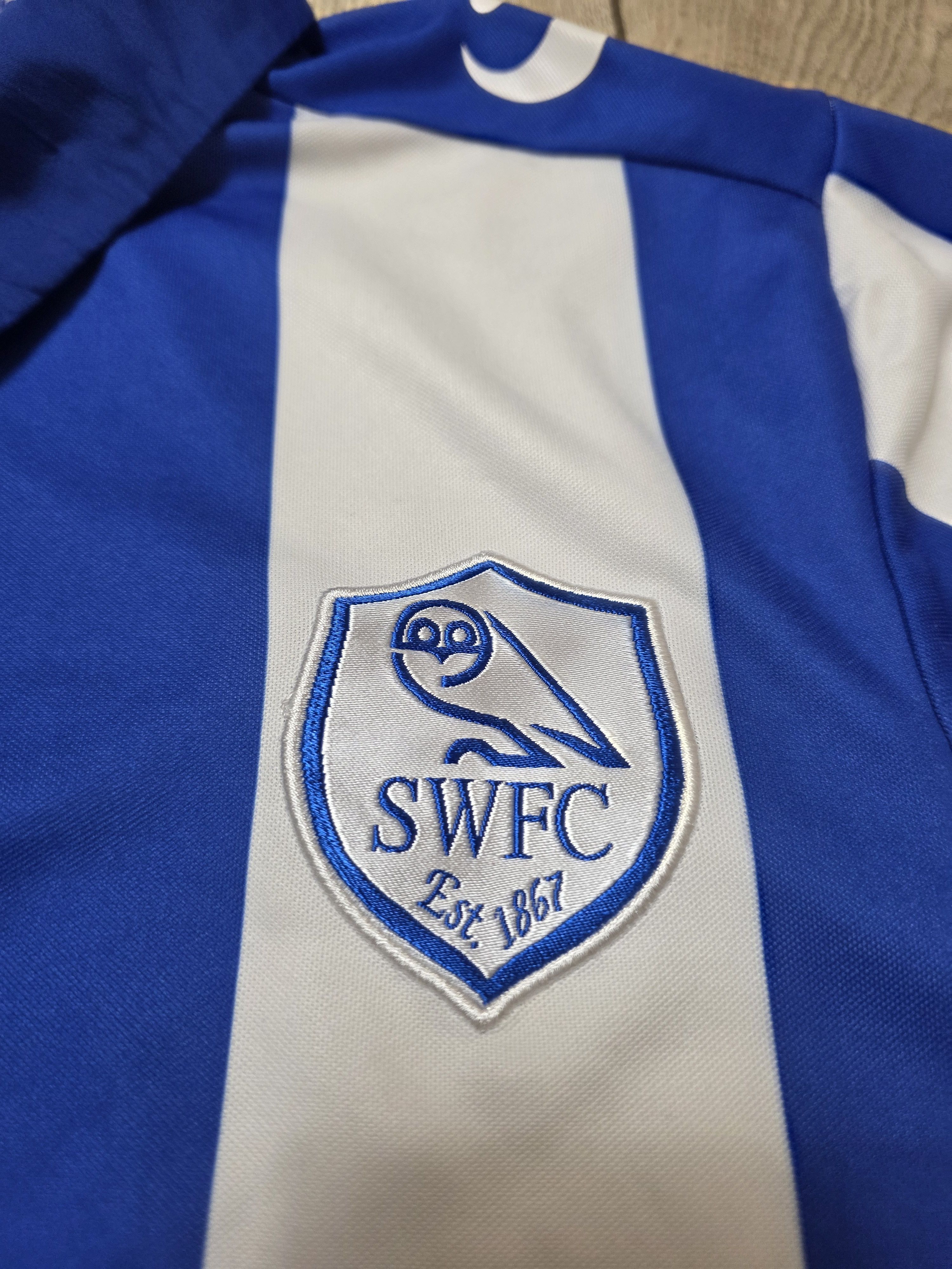 All Sport SHEFFIELD WEDNESDAY 2015 2016 HOME FOOTBALL SOCCER JERSEY Size US M / EU 48-50 / 2 - 4 Thumbnail