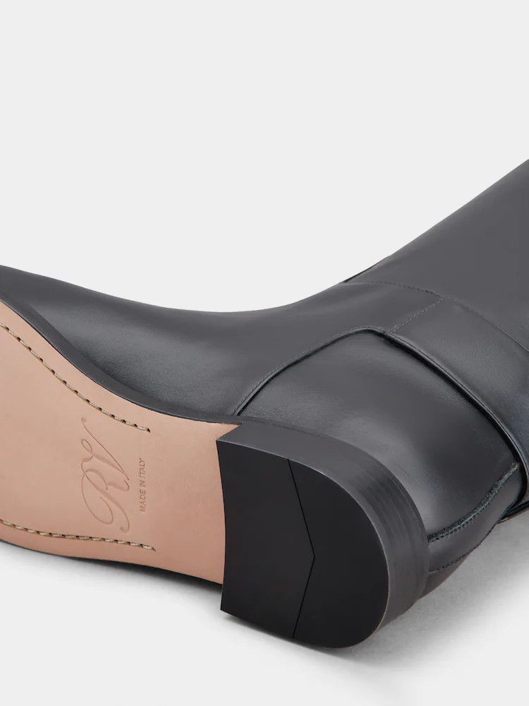 Roger Vivier o1s22i1n0325 Très Vivier Leather Boots in Black Size US 7 / IT 37 - 5 Thumbnail