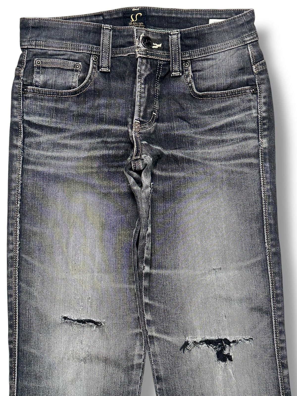Edwin Something x Edwin Vienus Jean Vintage Distressed Bootcut Size US 28 / EU 44 - 2 Thumbnail