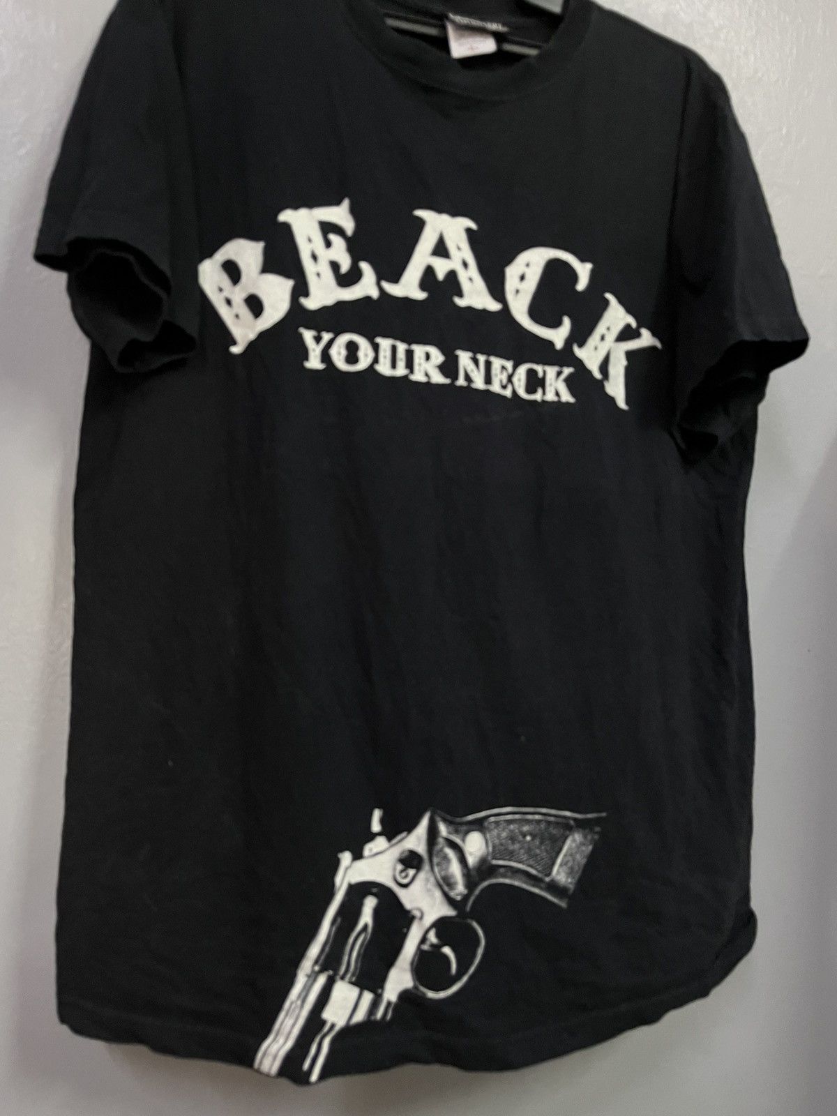 Vintage OCTOPUS ARMY BEACK YOUR NECK GUN GRAPHIC TEE Size US L / EU 52-54 / 3 - 2 Thumbnail