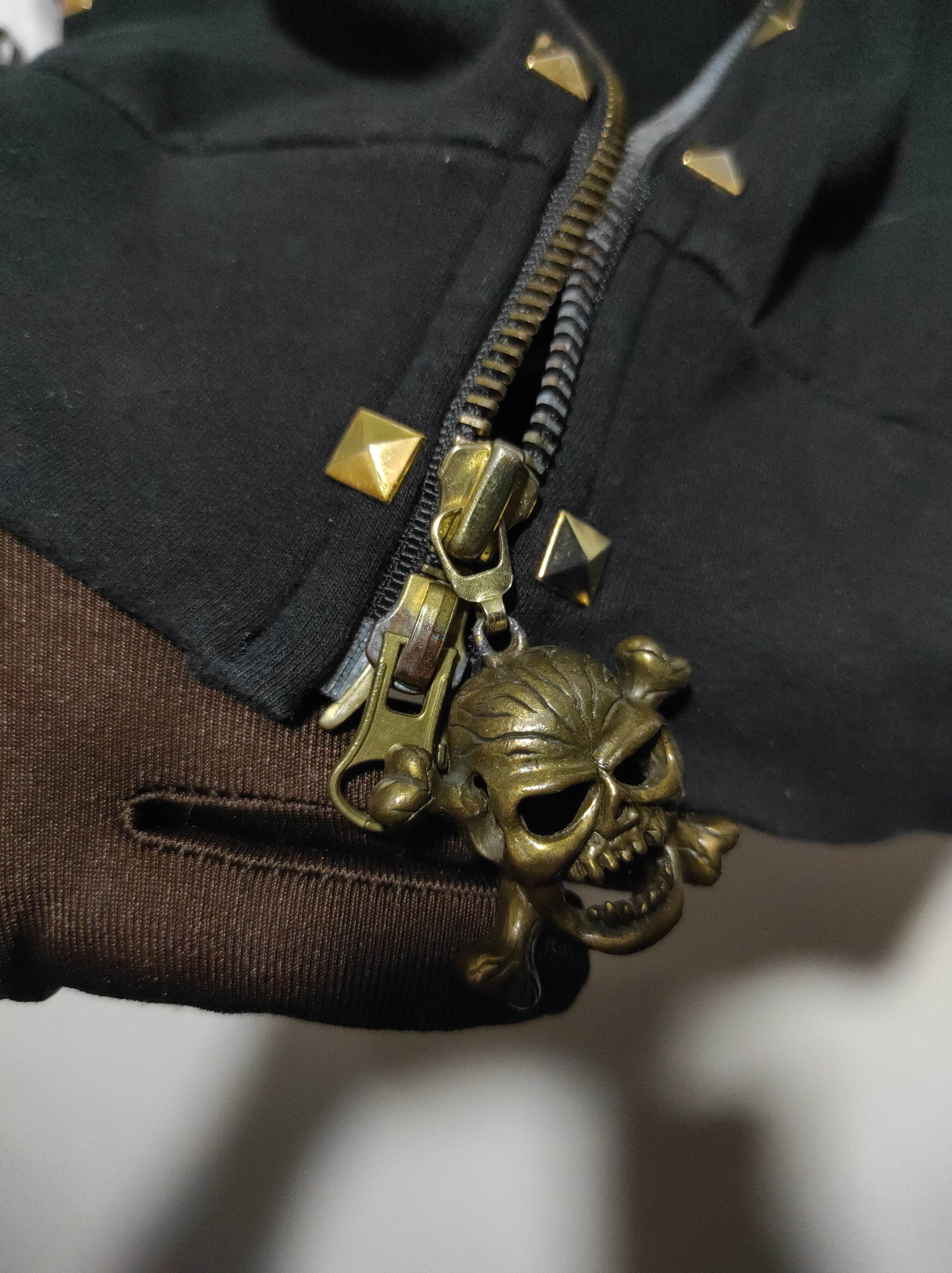 14th Addiction Black Zip Skull Sweater Ifsixwasnine Lgb Style Size XS / US 0-2 / IT 36-38 - 8 Thumbnail