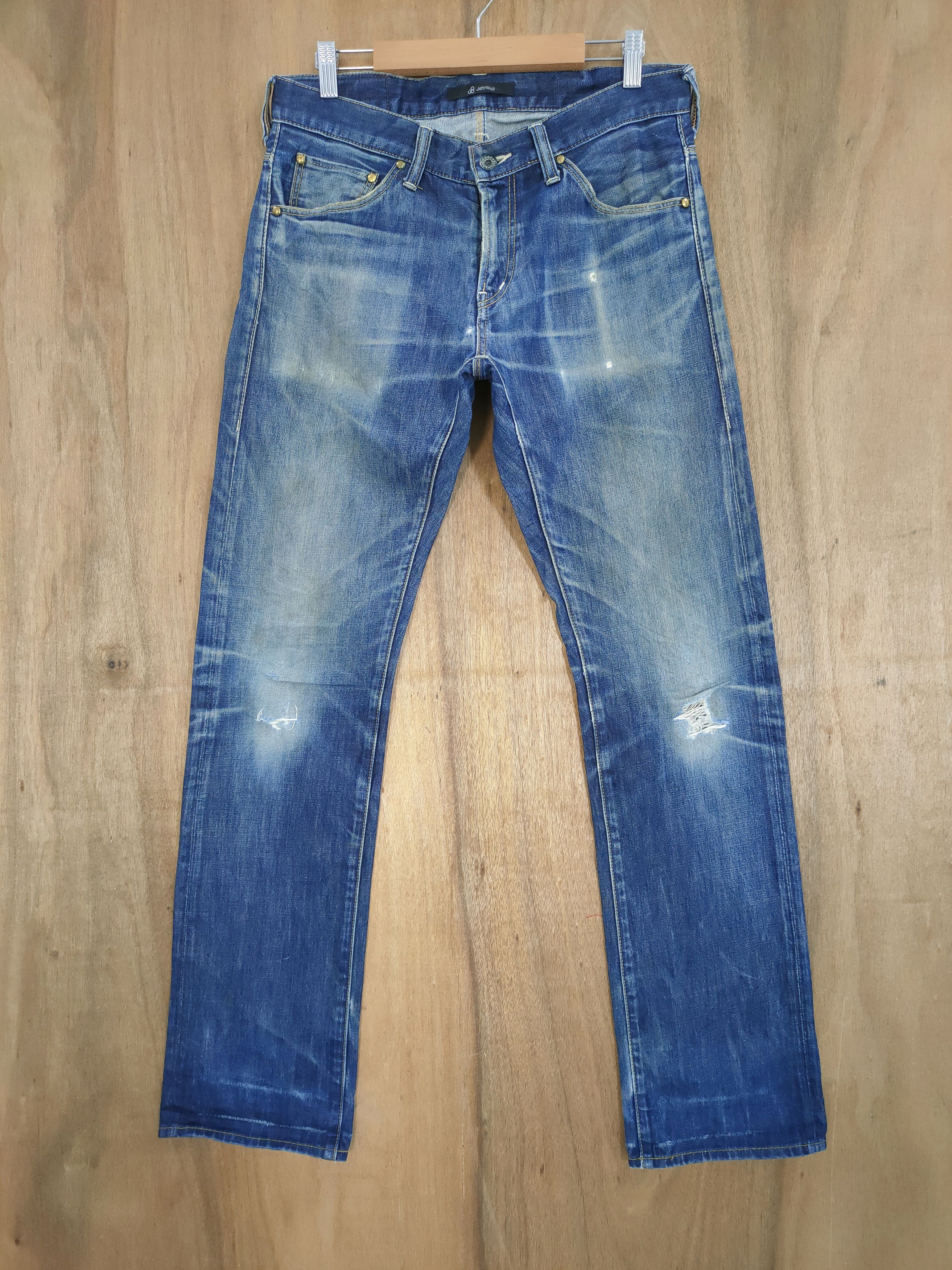 Jean × Johnbull 32×32 💥 VINTAGE JOHN BULL DISTRESSED JEANS PANTS Size US 32 / EU 48 - 1 Thumbnail
