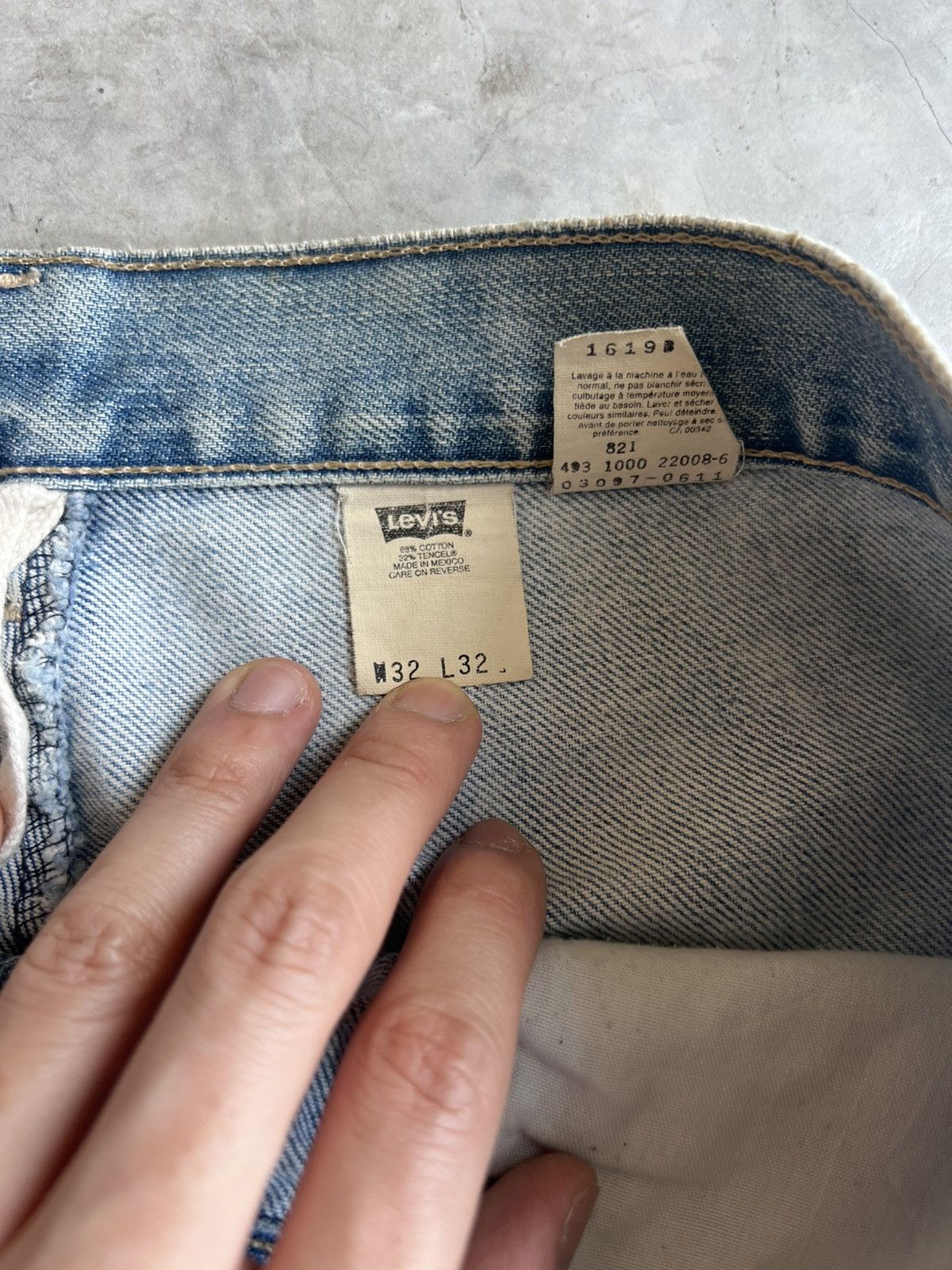 Levi's Levis Engineered Jeans One Pocket Tag 32 Actual 34x33 Size US 32 / EU 48 - 3 Thumbnail