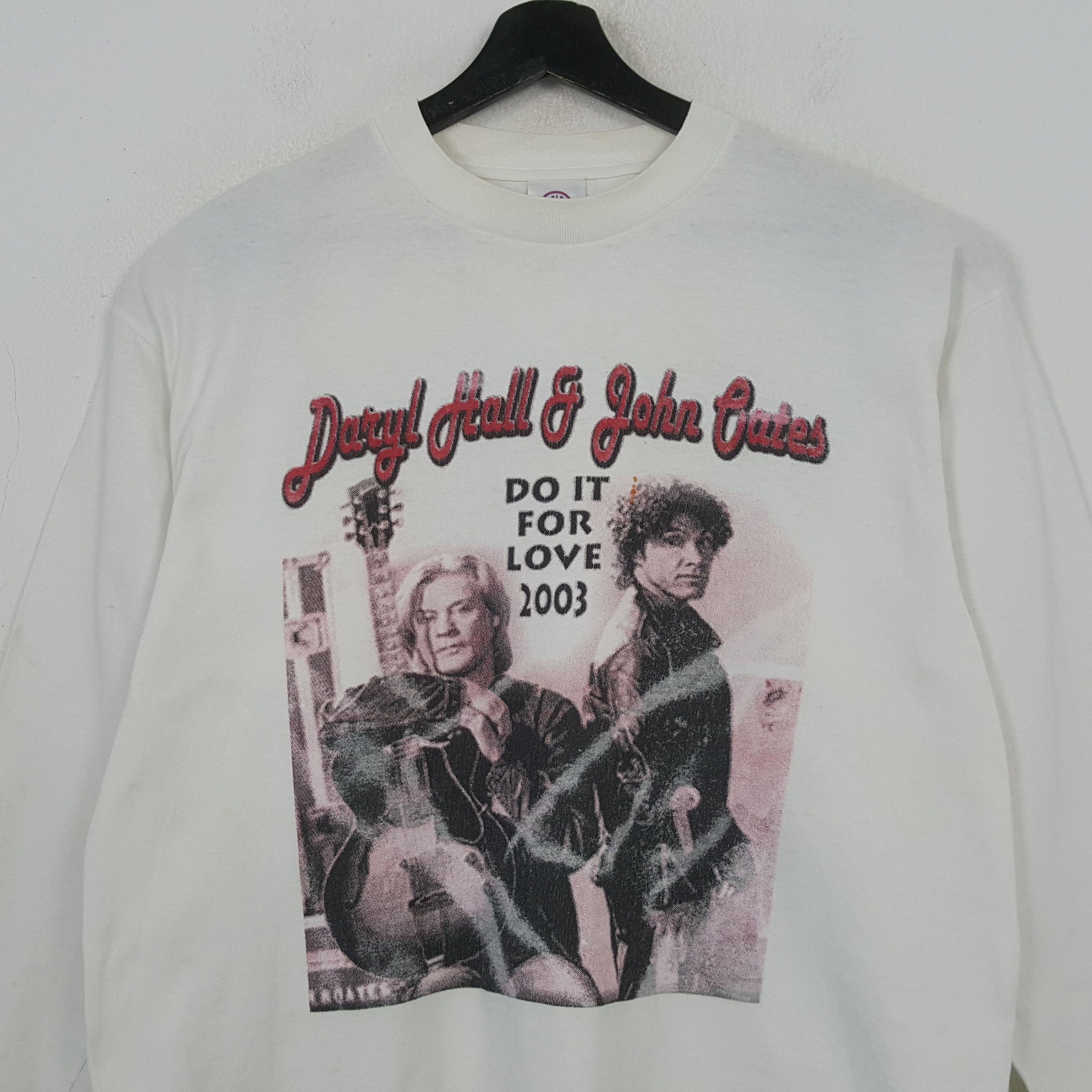 Vintage Daryl Hall & John Eates Long Sleeve Tshirt RR3 Size US XL / EU 56 / 4 - 2 Thumbnail